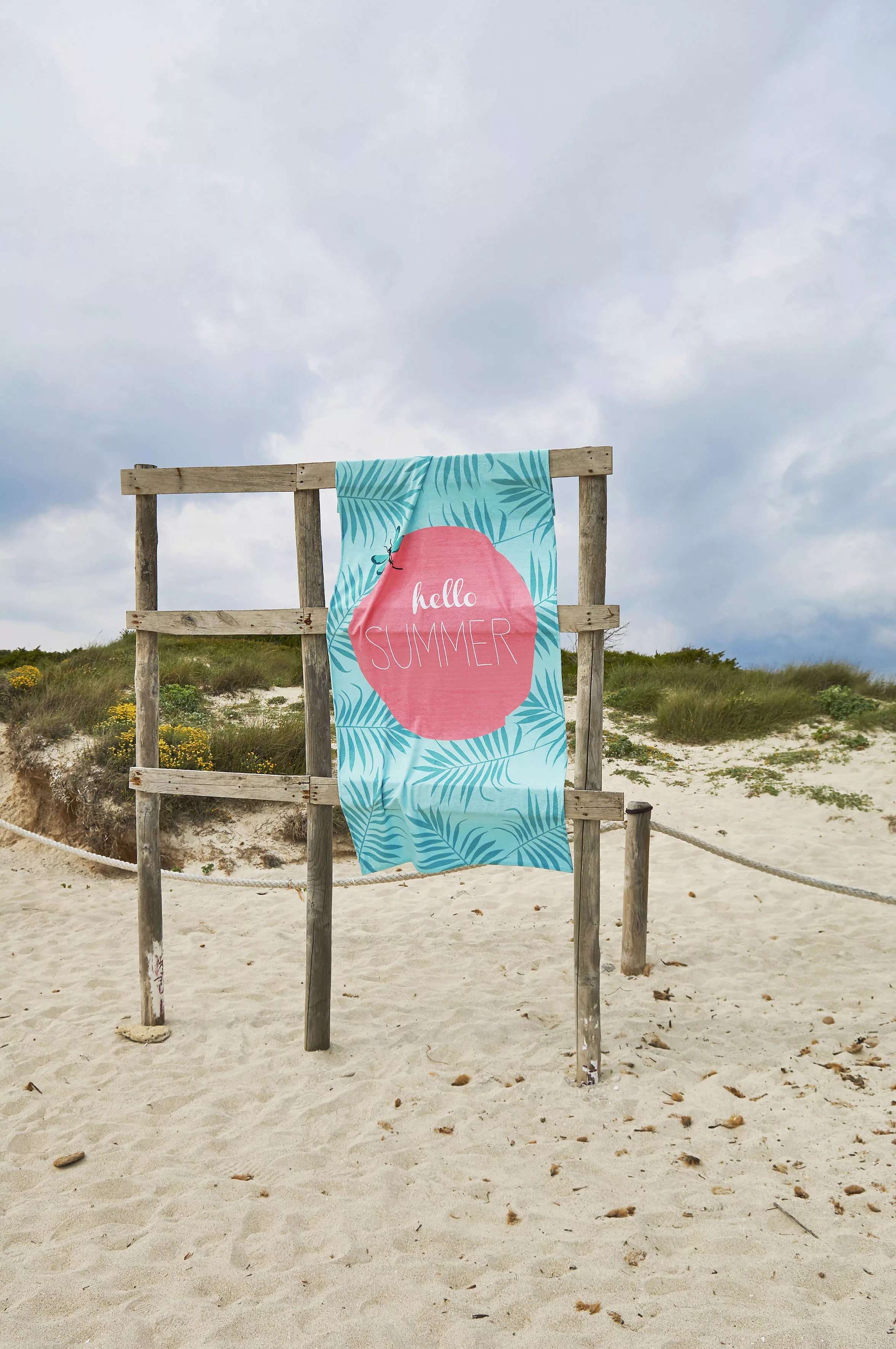 done.® Strandtuch »Hello Summer«, (1 St., Strandtuch 90 x 180 cm), gemuster günstig online kaufen