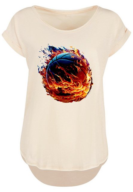 F4NT4STIC T-Shirt "Basketball On Fire Sport LONG", Print günstig online kaufen