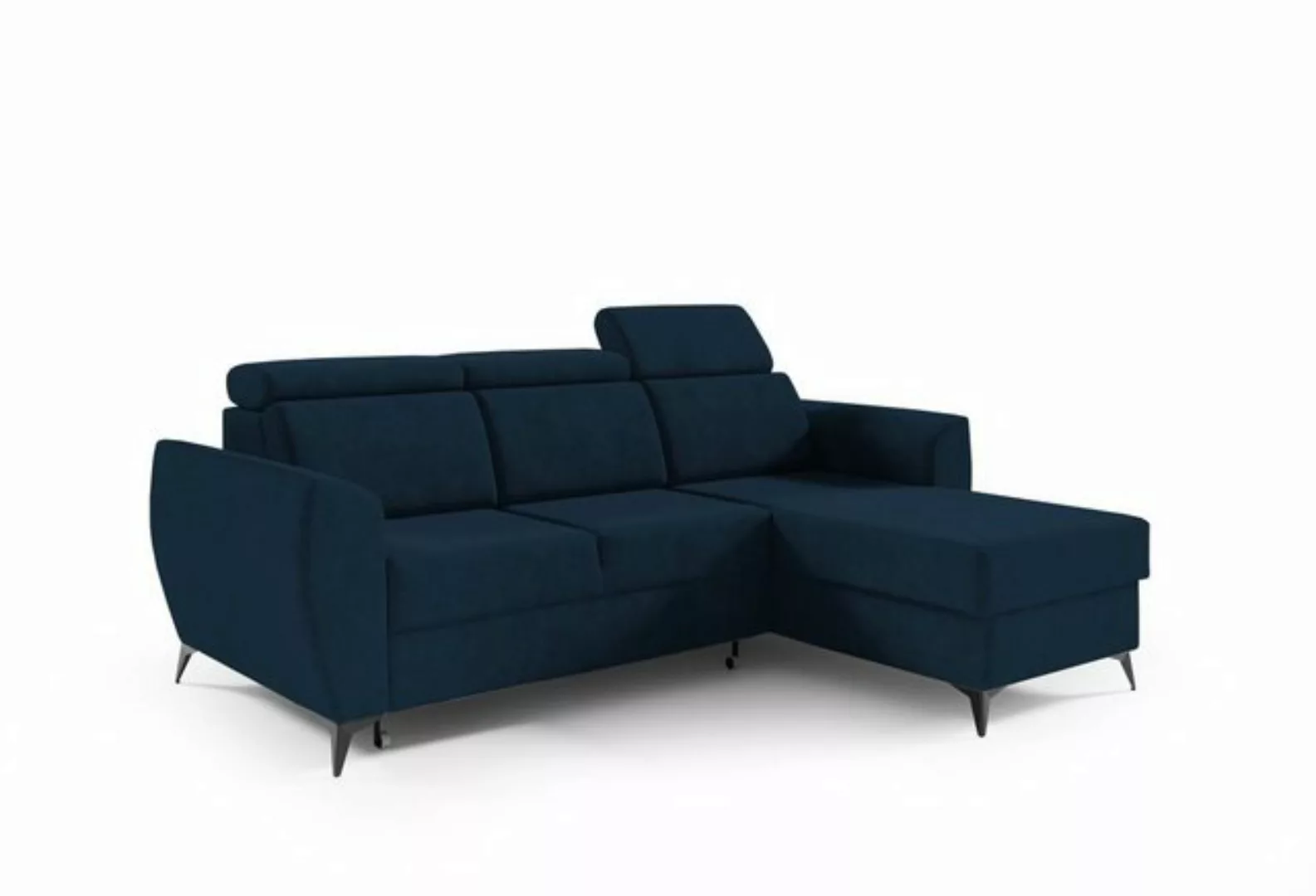 MOEBLO Ecksofa TESLIN I, Couch für Wohnzimmer, Schlafsofa Sofagarnitur Sofa günstig online kaufen