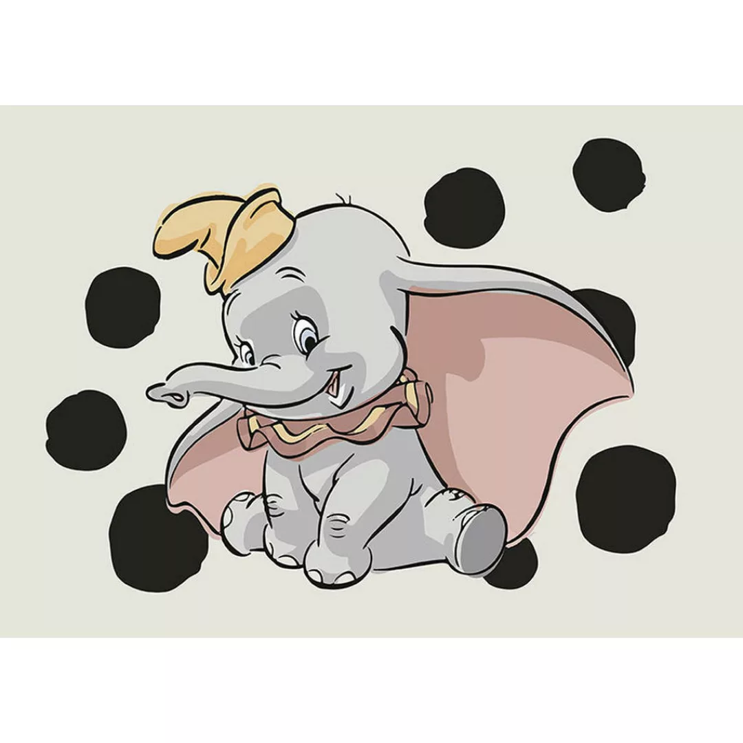 Komar Poster Dumbo Dots Landscape Disney B/L: ca. 70x50 cm günstig online kaufen