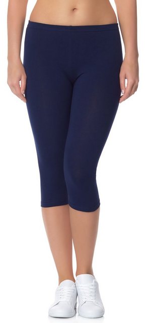 Ladeheid Leggings Damen Leggings aus Baumwolle 3/4 LAMA01 (1-tlg) elastisch günstig online kaufen