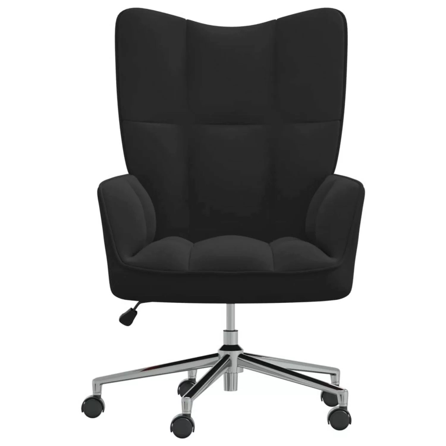 vidaXL Relaxsessel Schwarz Samt Modell 13 günstig online kaufen