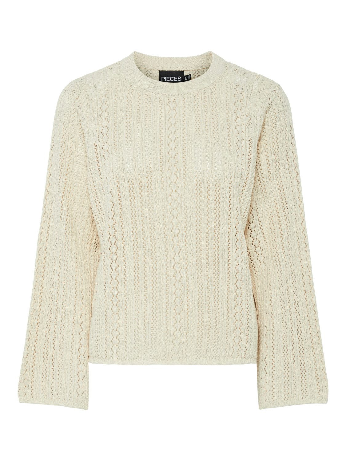 pieces Rundhalspullover PCNUKA LS O-NECK KNIT günstig online kaufen