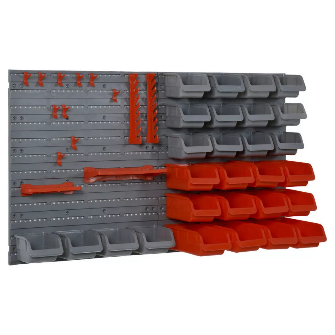 HOMCOM Werkzeugwand-Set 44-teilig rot günstig online kaufen