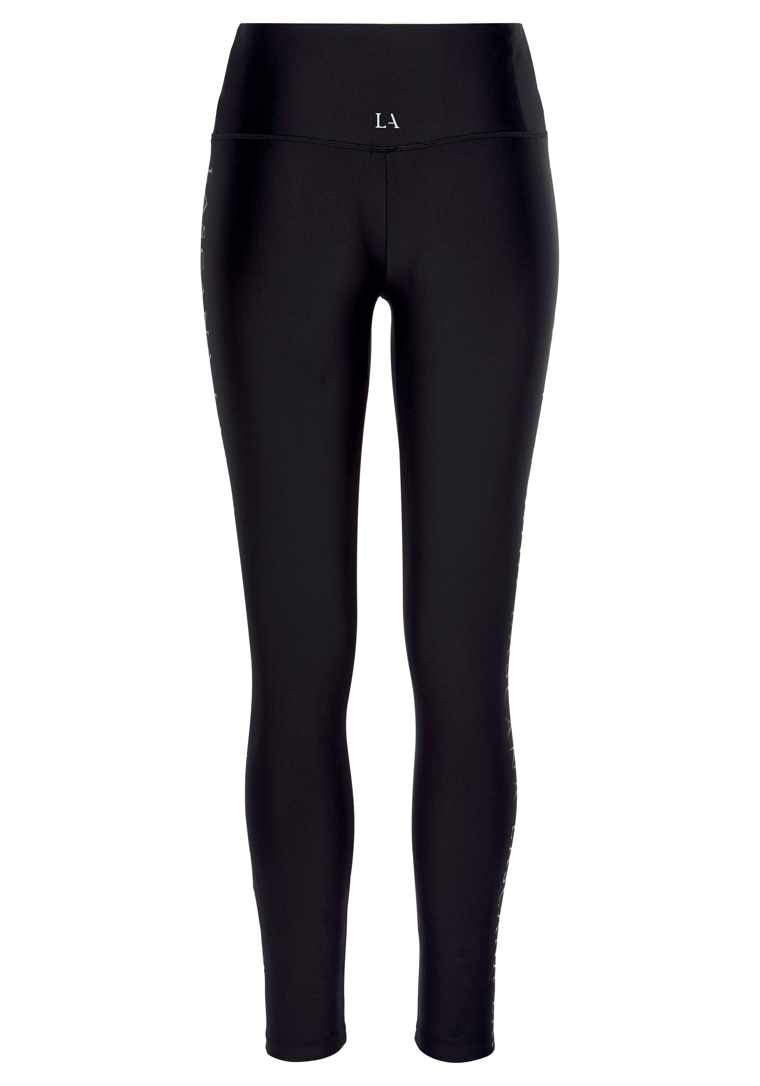 LASCANA ACTIVE Leggings, mit glänzendem Logoschriftzug günstig online kaufen