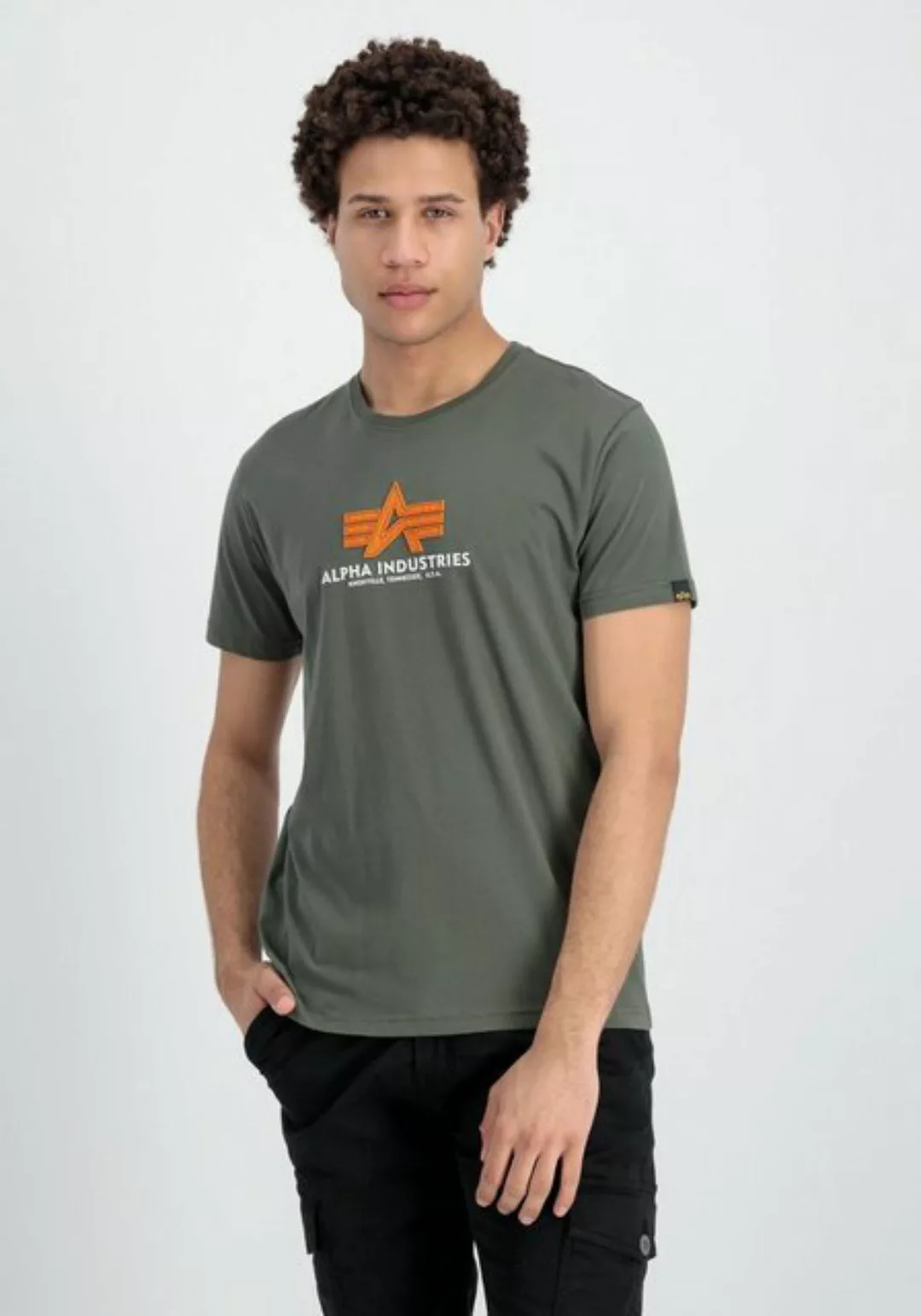 Alpha Industries T-Shirt ALPHA INDUSTRIES Men - T-Shirts Basic T Rubber günstig online kaufen