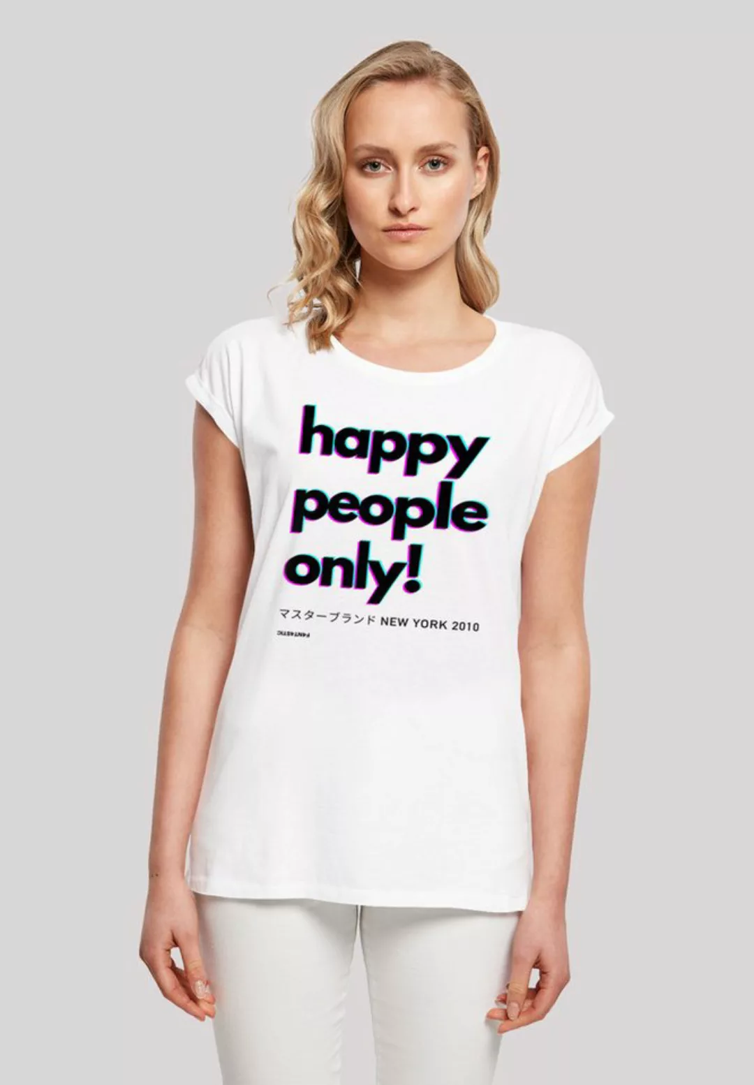 F4NT4STIC T-Shirt "Happy people only New York", Print günstig online kaufen