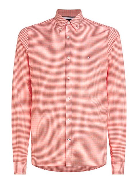 Tommy Hilfiger Karohemd FLEX TEXTURED GINGHAM SF SHIRT mit kleiner Logostic günstig online kaufen