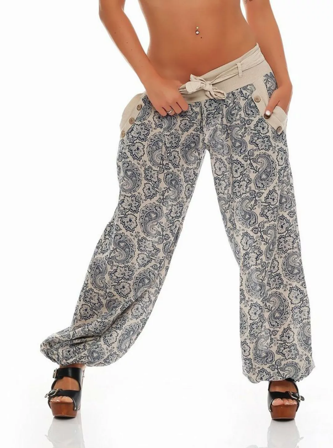 malito more than fashion Haremshose 3488 Aladinhose im Orient Print mit ela günstig online kaufen