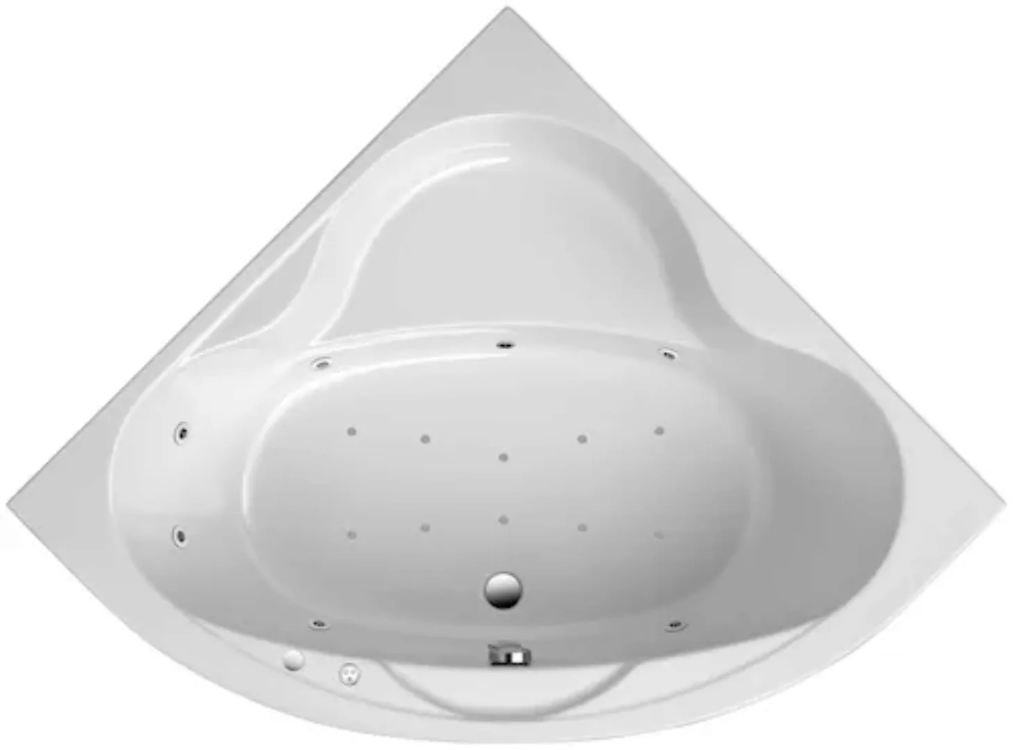 OTTOFOND Whirlpool-Badewanne »Sara«, (1 tlg.), Typ Premium, chrom und Farbl günstig online kaufen
