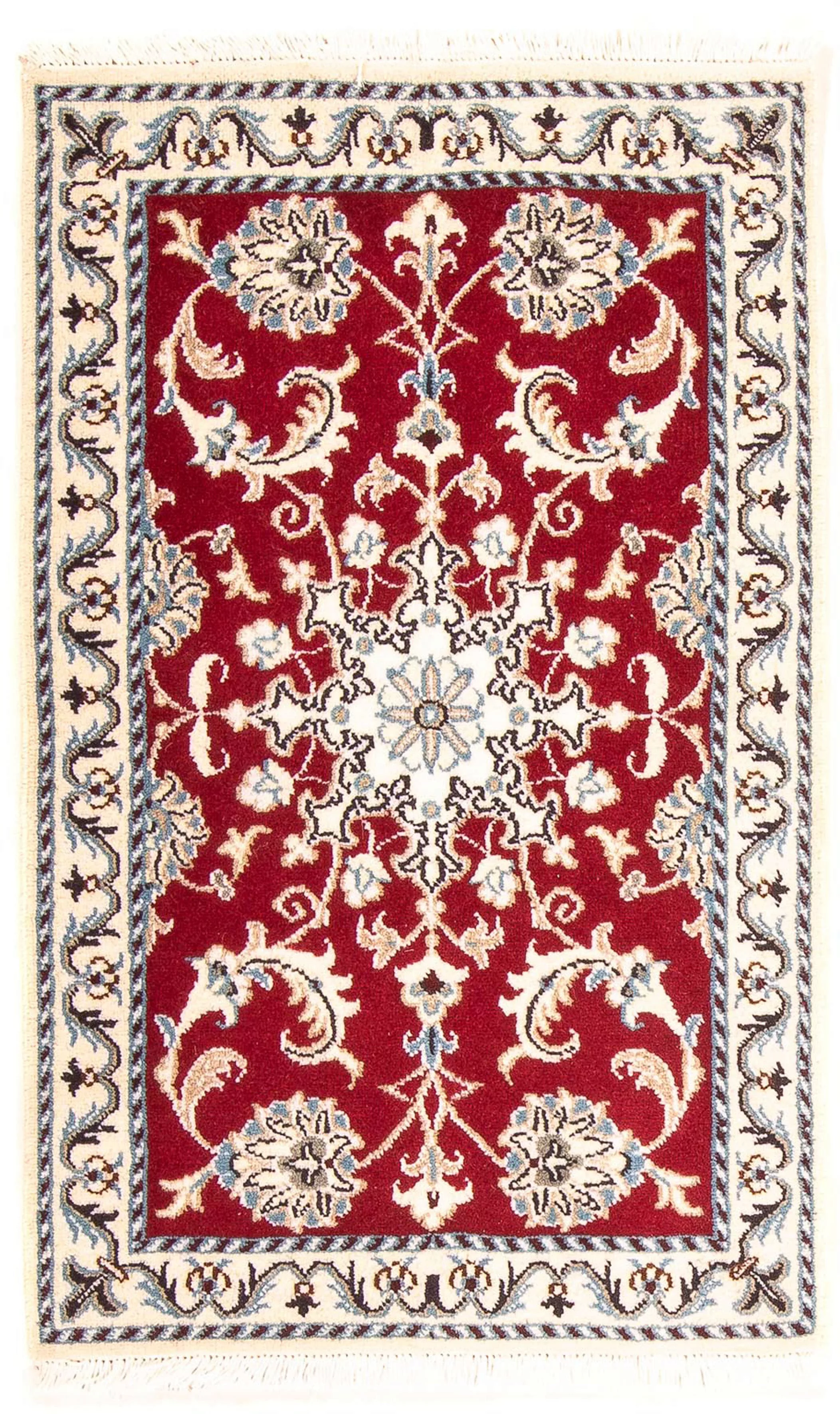 morgenland Orientteppich »Perser - Nain - Royal - 100 x 60 cm - dunkelrot«, günstig online kaufen