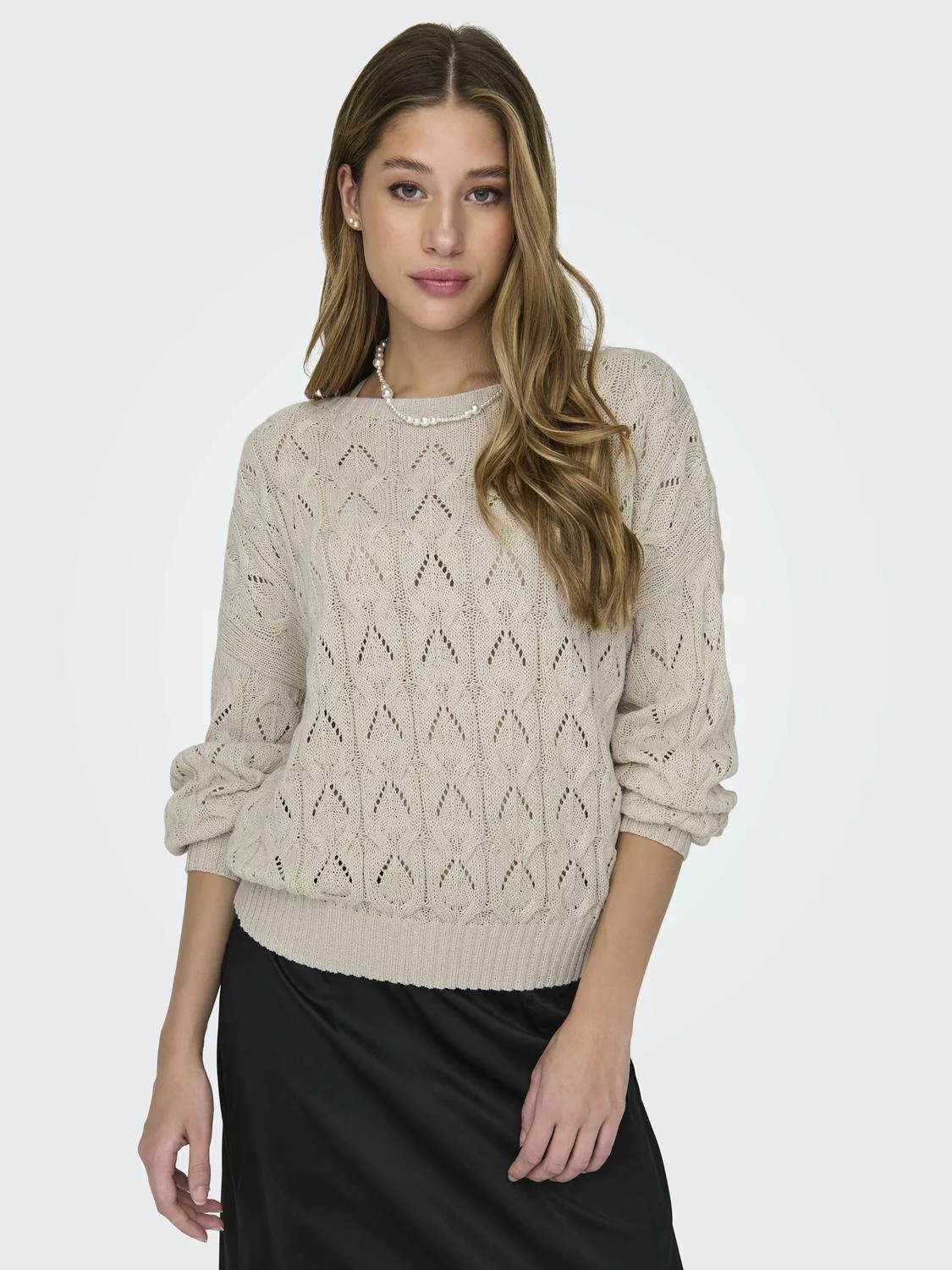 ONLY Strickpullover ONLBRYNN LIFE STRUCTURE L/S PUL KNT günstig online kaufen