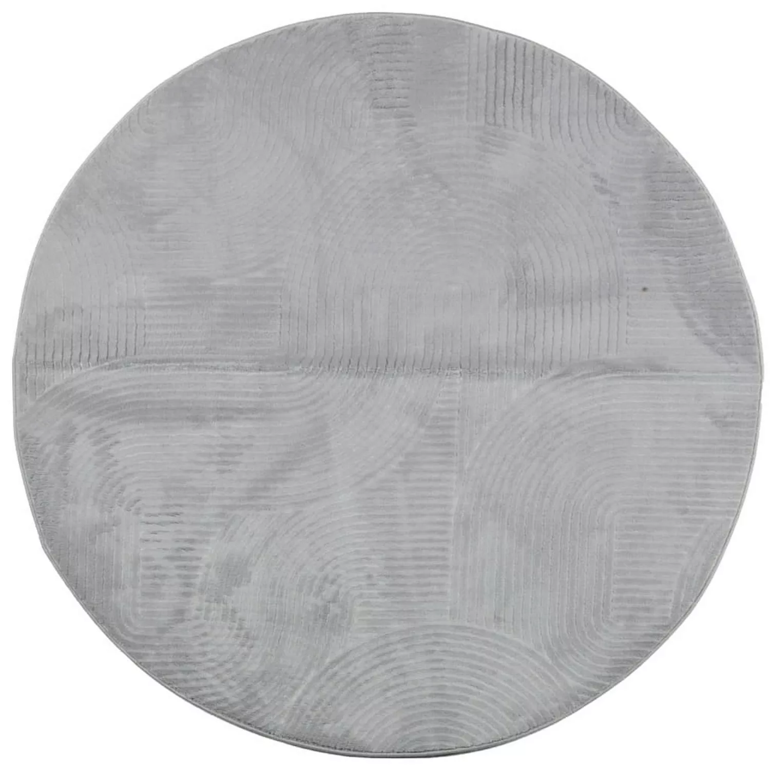 vidaXL Teppich Iza Kurzflor Skandinavischer Look Grau  120 Cm 1946253 günstig online kaufen