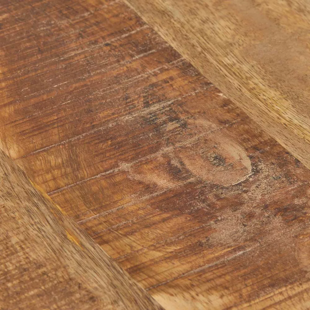 Sofatische Industriestil mit Massivholzplatte Bügelgestell (zweiteilig) günstig online kaufen