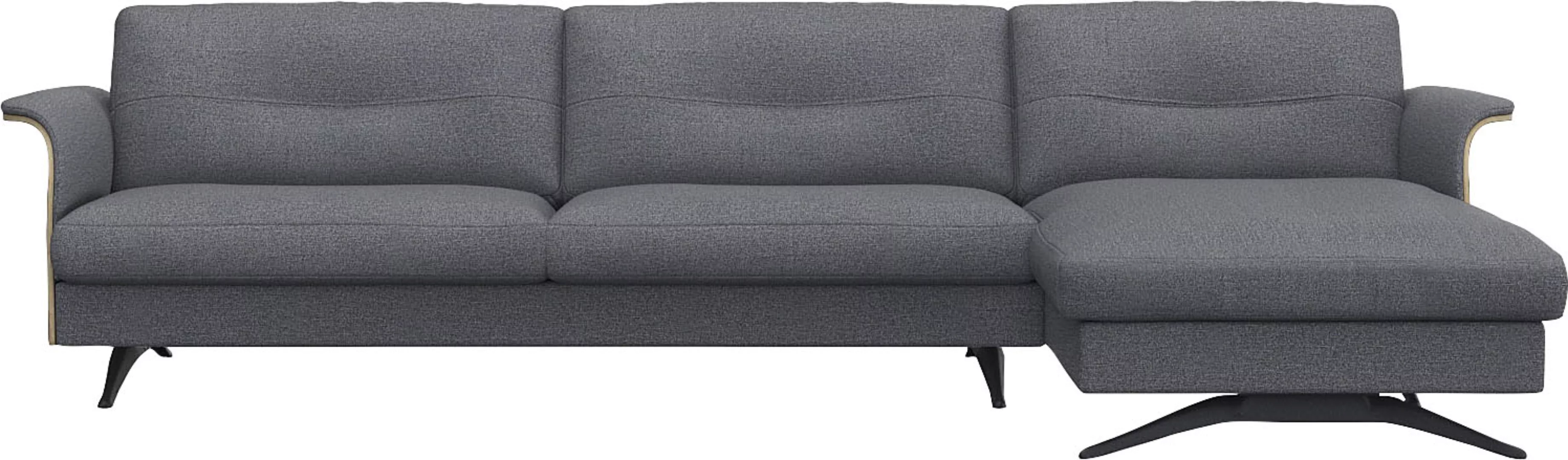FLEXLUX Ecksofa »Glow, super bequem durch hochwertigem Sitzaufbau mit Feder günstig online kaufen