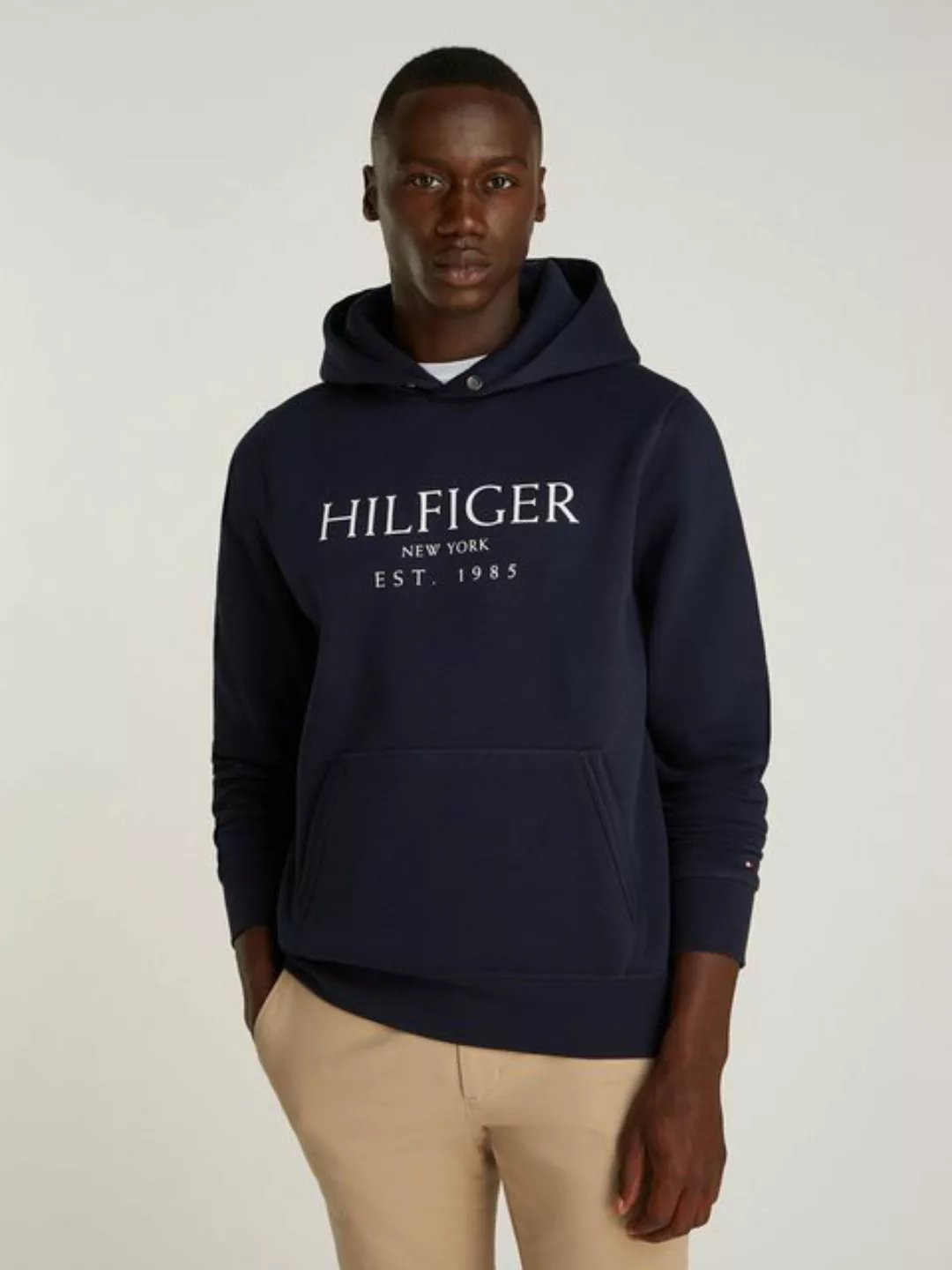 Tommy Hilfiger Hoodie BIG HILFIGER HOODY mit kontrastfarbenen Print günstig online kaufen