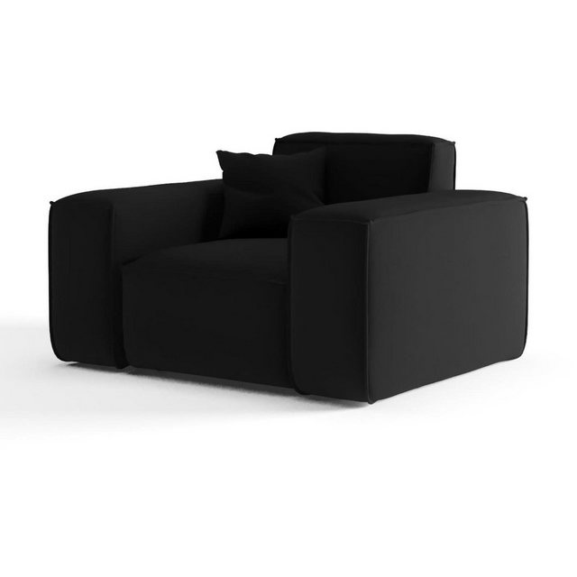 Beautysofa Polstergarnitur Lugano, (modernes Design, Wellenunterfederung, b günstig online kaufen