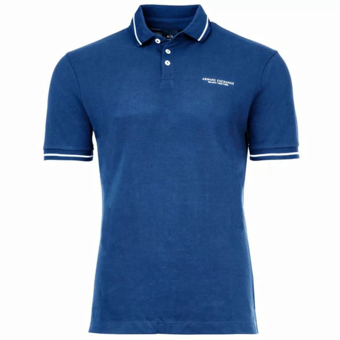 ARMANI EXCHANGE Poloshirt Herren Poloshirt - T-Shirt, einfarbig, Baumwolle günstig online kaufen