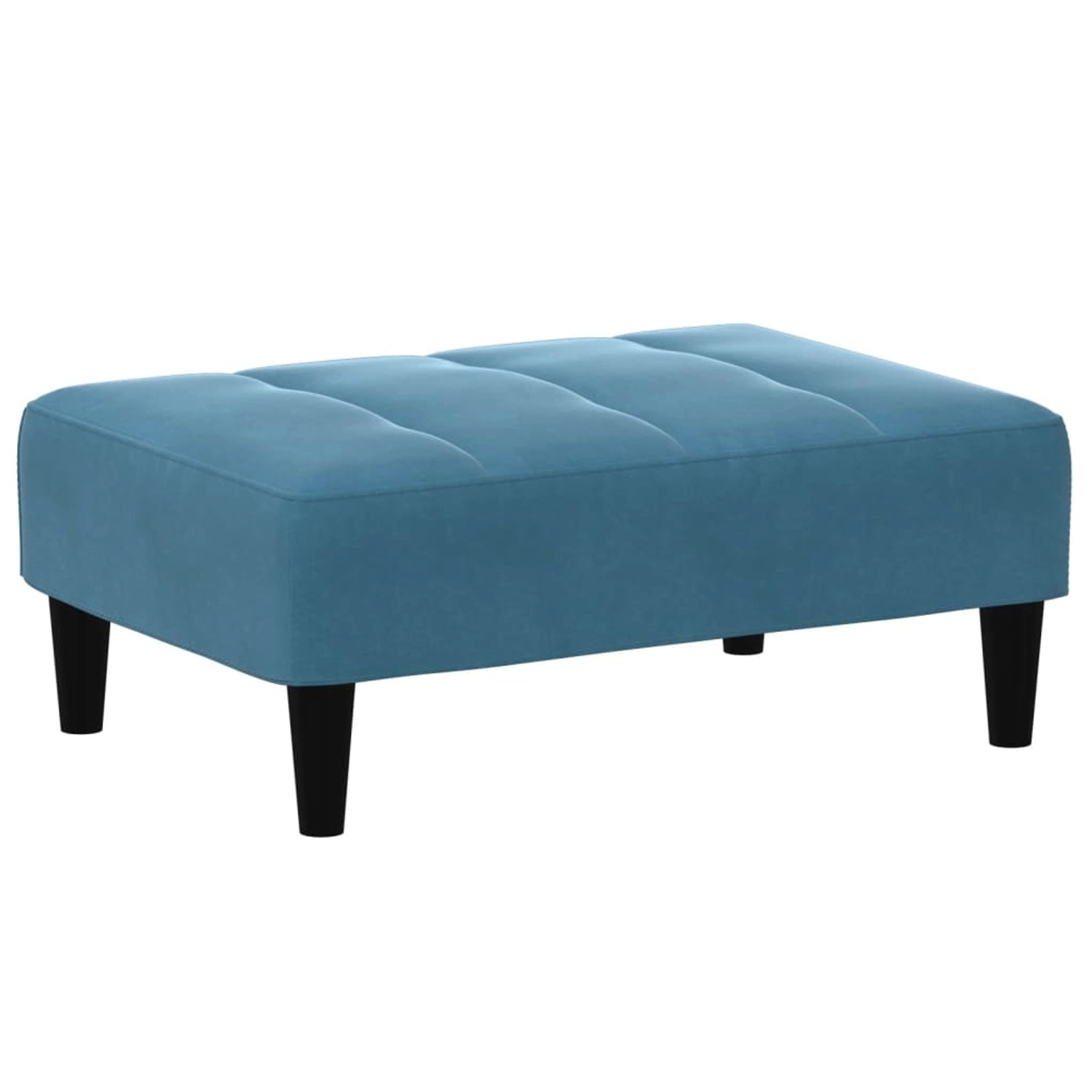 vidaXL Fußhocker Blau 77x55x31 cm Samt Modell 1 günstig online kaufen