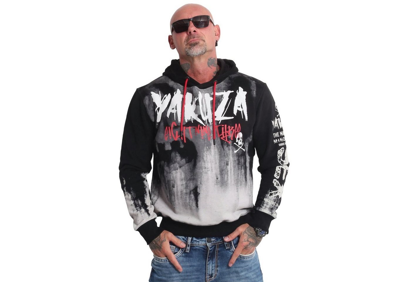 YAKUZA Hoodie Skull Tag günstig online kaufen