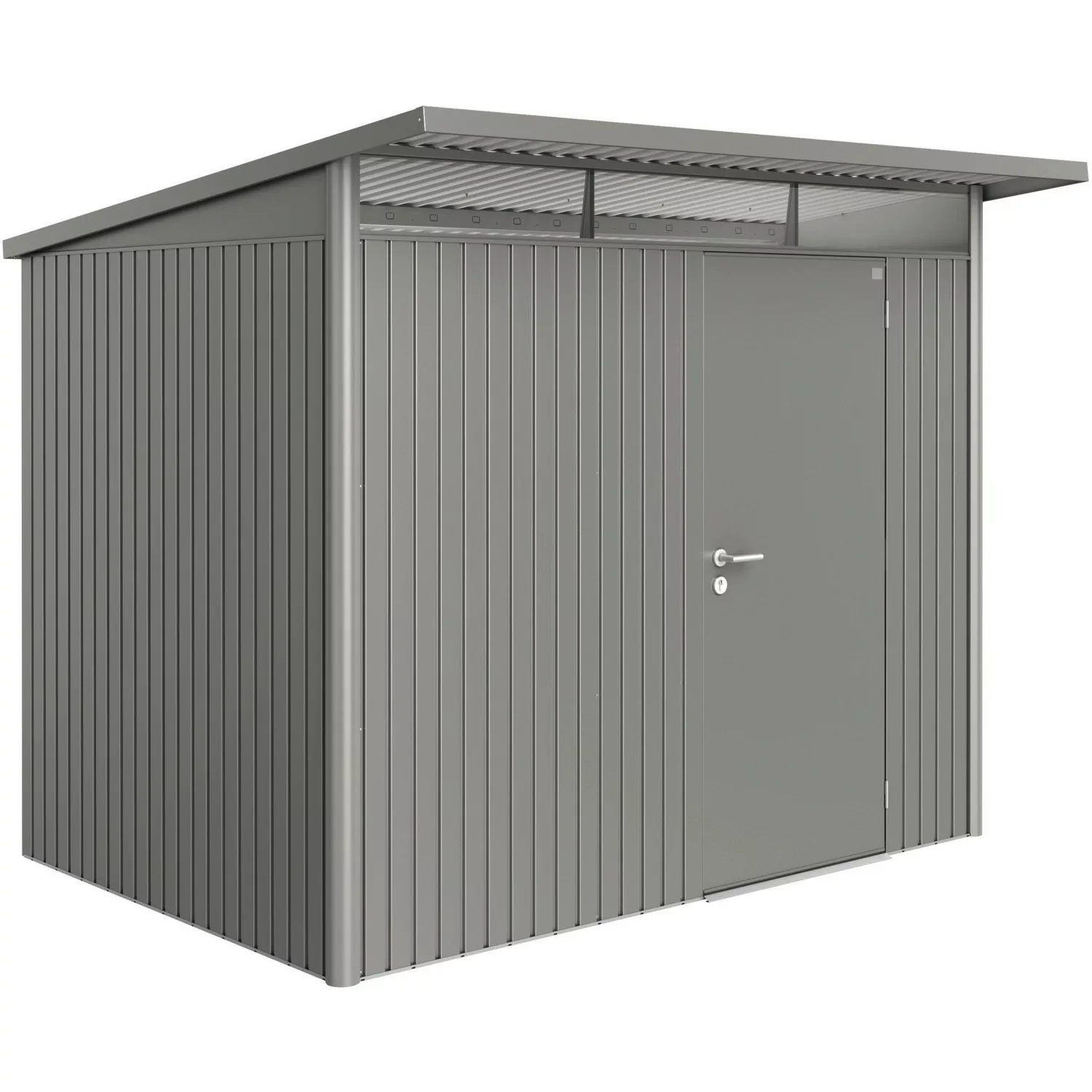 Biohort Metall-Gerätehaus AvantGarde Quarzgrau-Metallic 4,6 m² günstig online kaufen