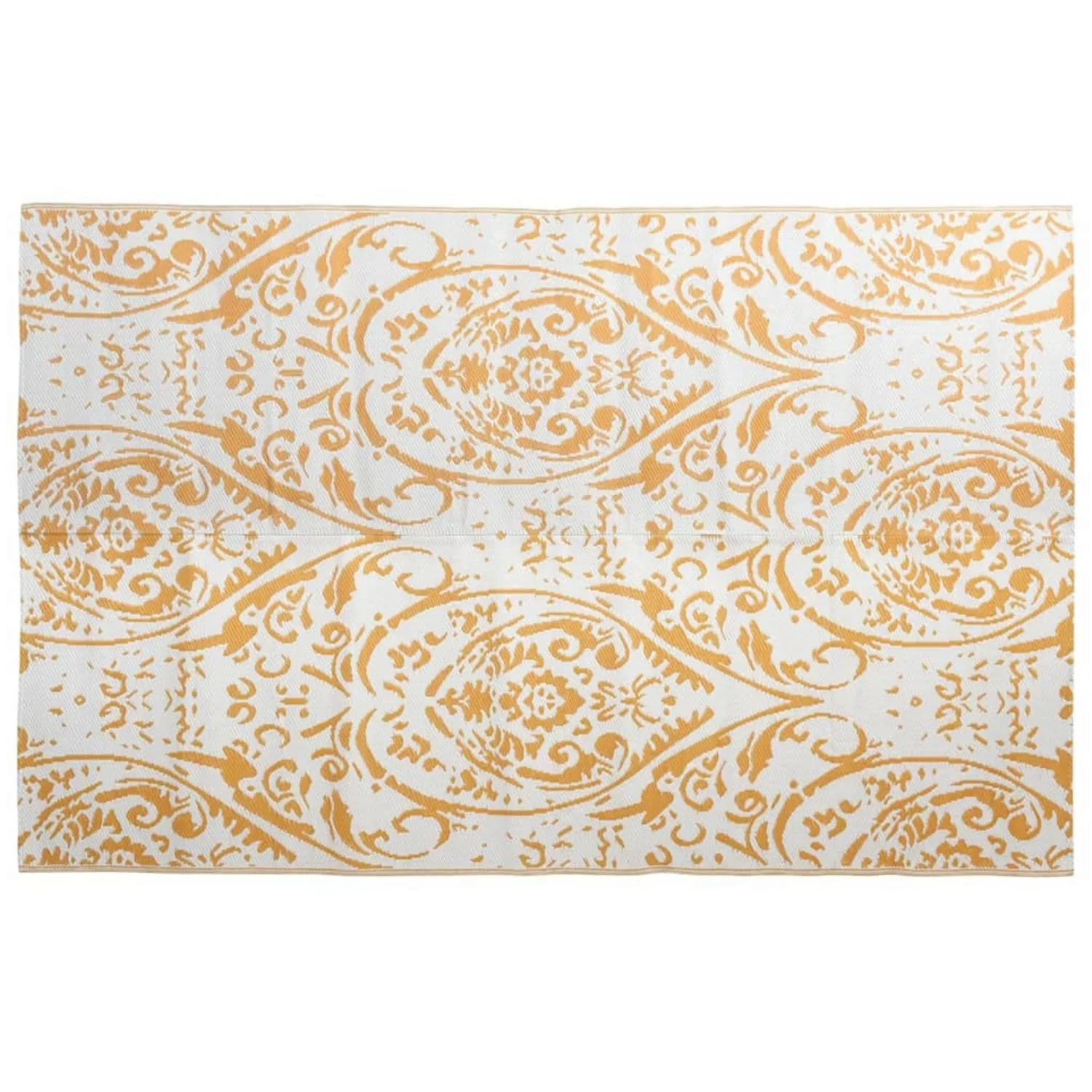 vidaXL Outdoorteppich Orange Und Weiß 190x290 Cm Pp 643983 günstig online kaufen