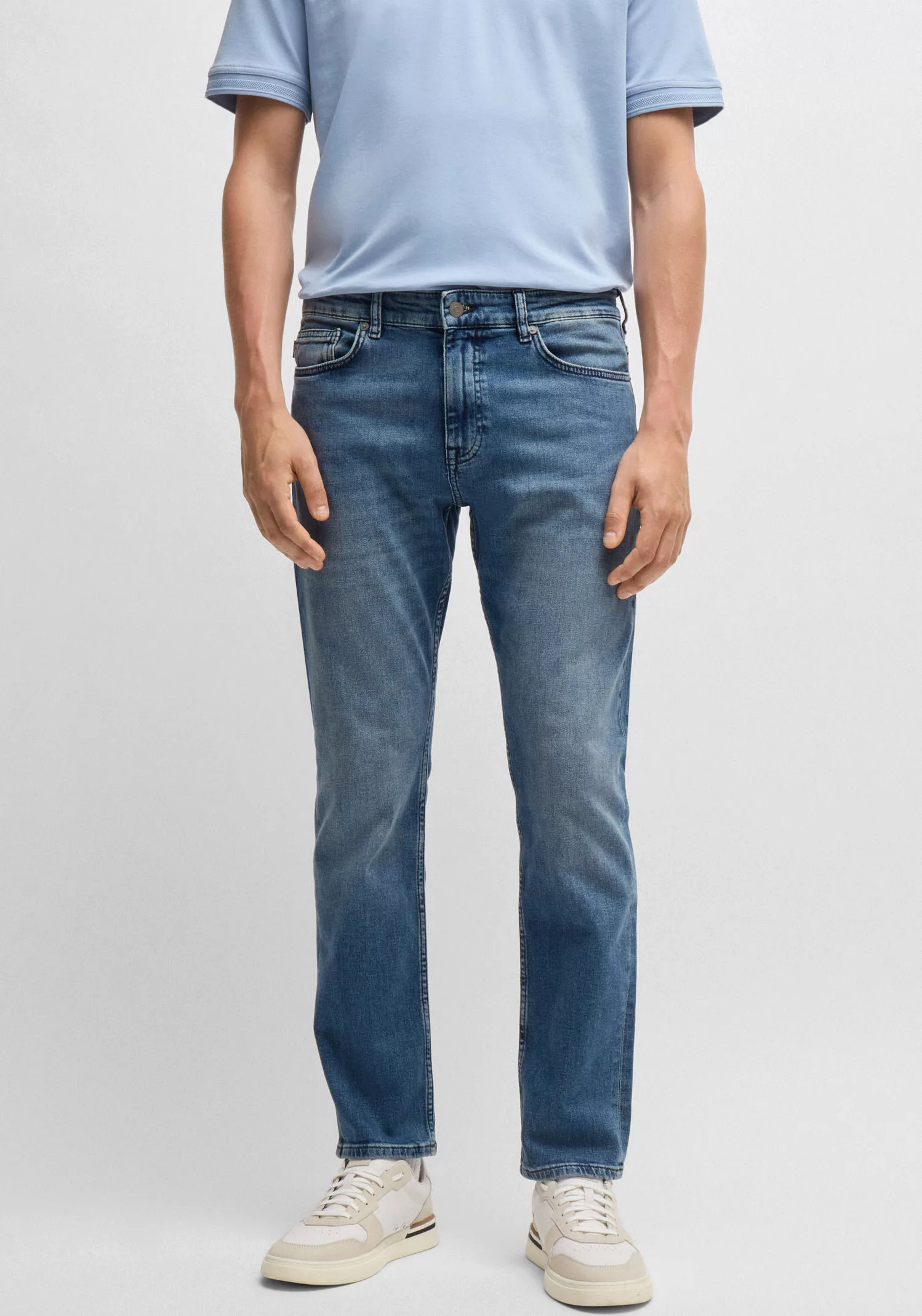 BOSS Delaware Jeans Mittelblau - Größe W 34 - L 34 günstig online kaufen