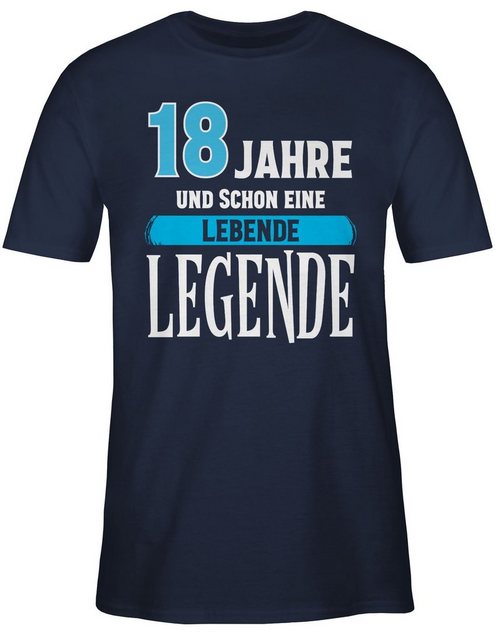 Shirtracer T-Shirt Achtzehnter Legende 18. Geburtstag günstig online kaufen