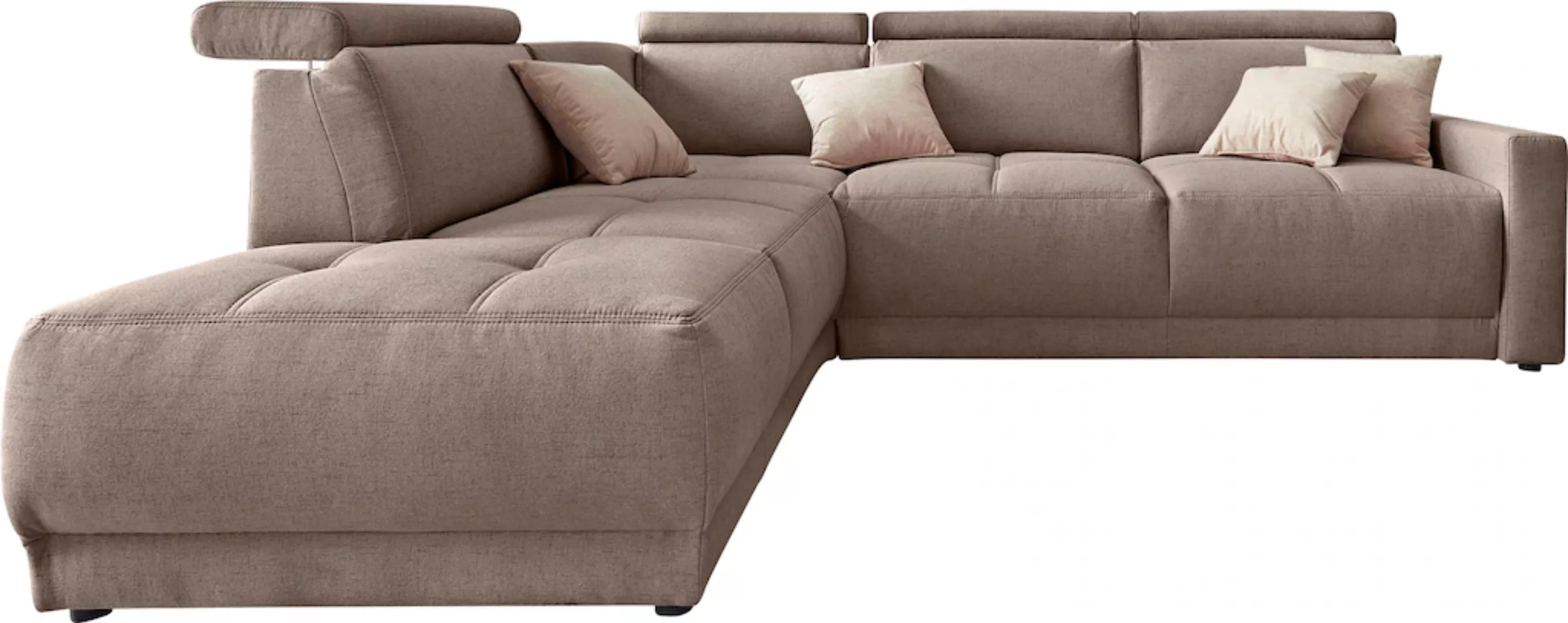 DOMO collection Ecksofa »Ava L-Form«, mit Ottomane, Federkern wahlweise mit günstig online kaufen