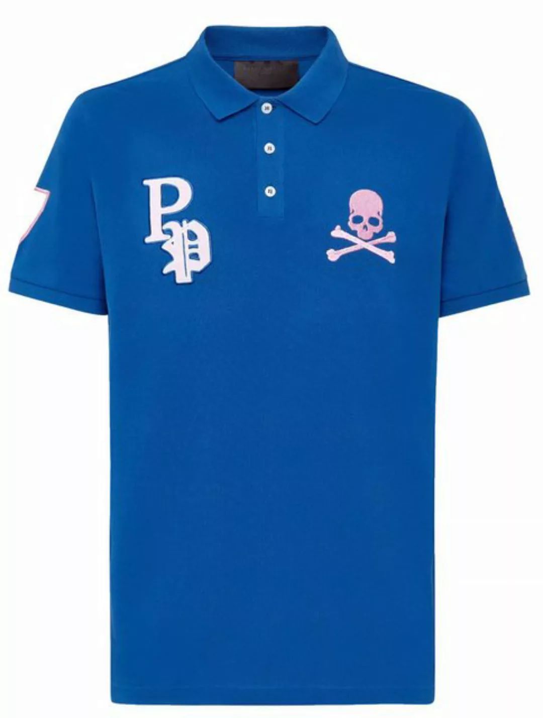 PHILIPP PLEIN Poloshirt SS Multi Skull Logo günstig online kaufen