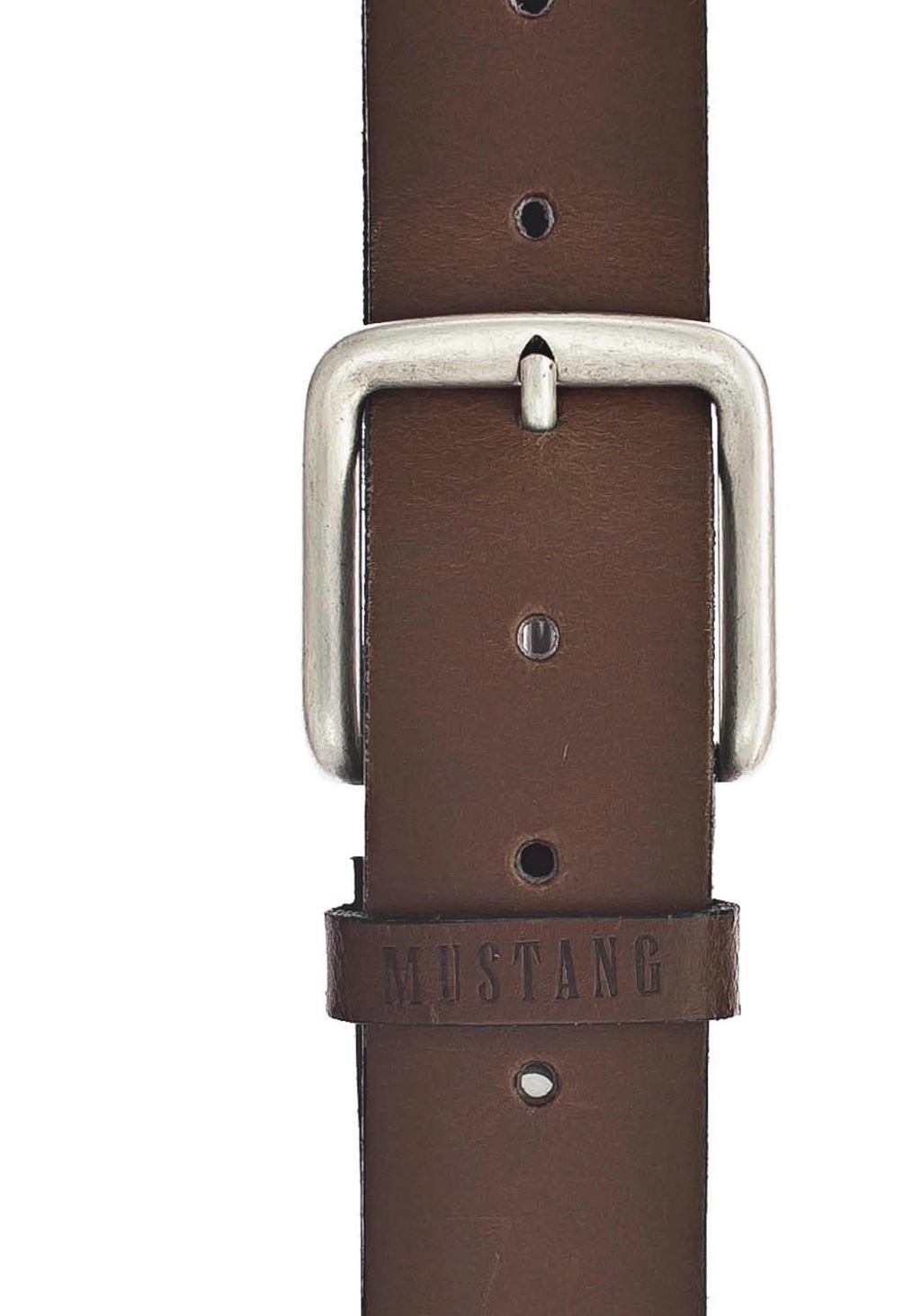 MUSTANG Ledergürtel, Klassische Dornschließe in leichter Used-Optik, 4 cm günstig online kaufen