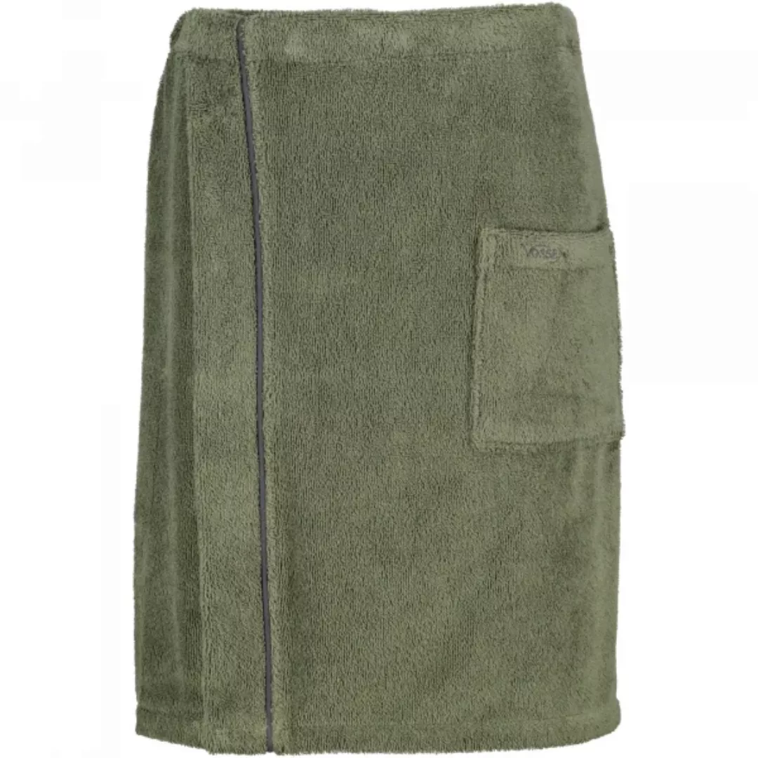 Vossen Saunakilts Herren Lars - Farbe: mud green - 5830 - 60x160 cm günstig online kaufen