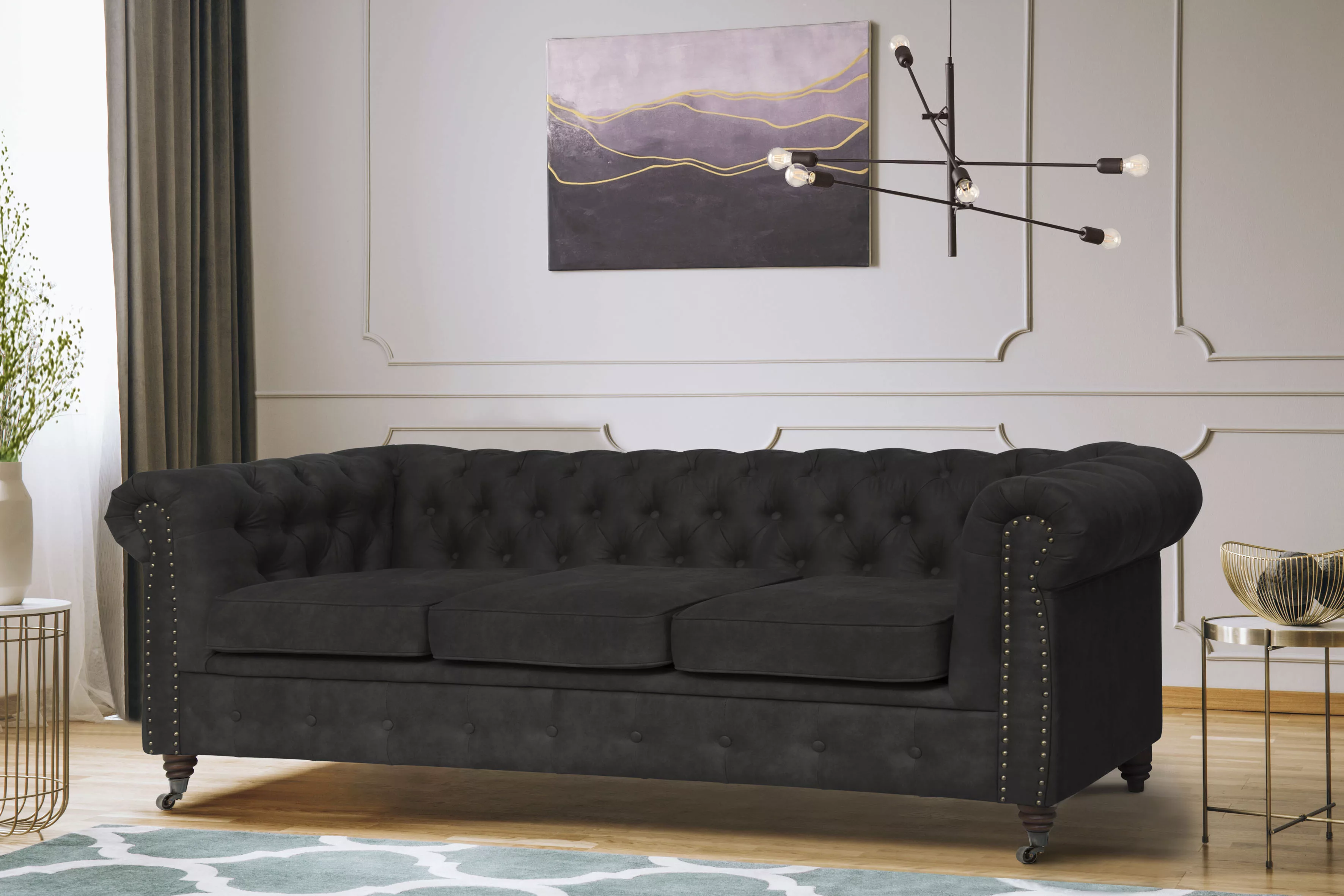 Home affaire Chesterfield-Sofa "Aarburg" günstig online kaufen