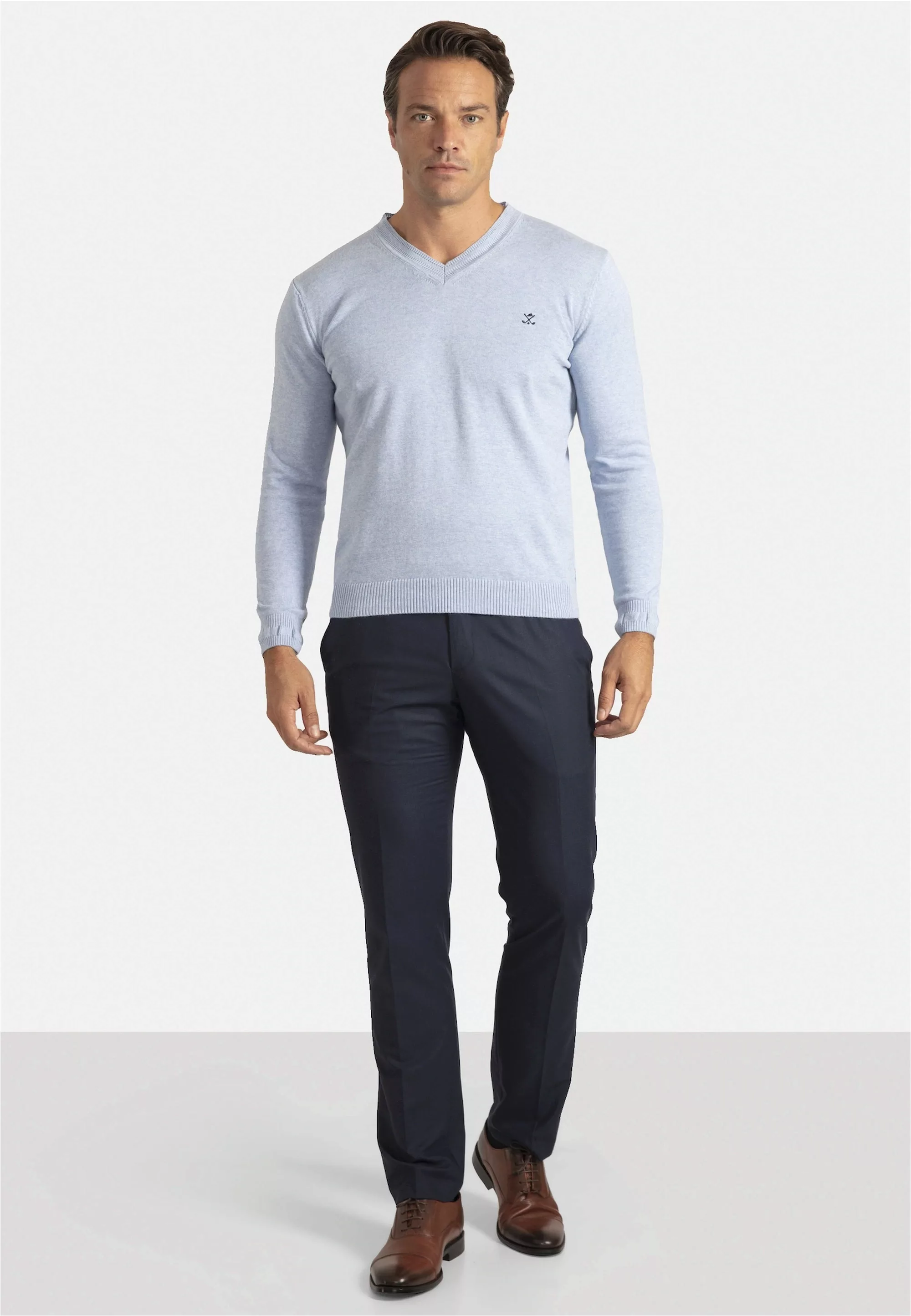 SIR RAYMOND TAILOR Strickpullover "Los Angeles", (1 tlg.), mit klassischem günstig online kaufen