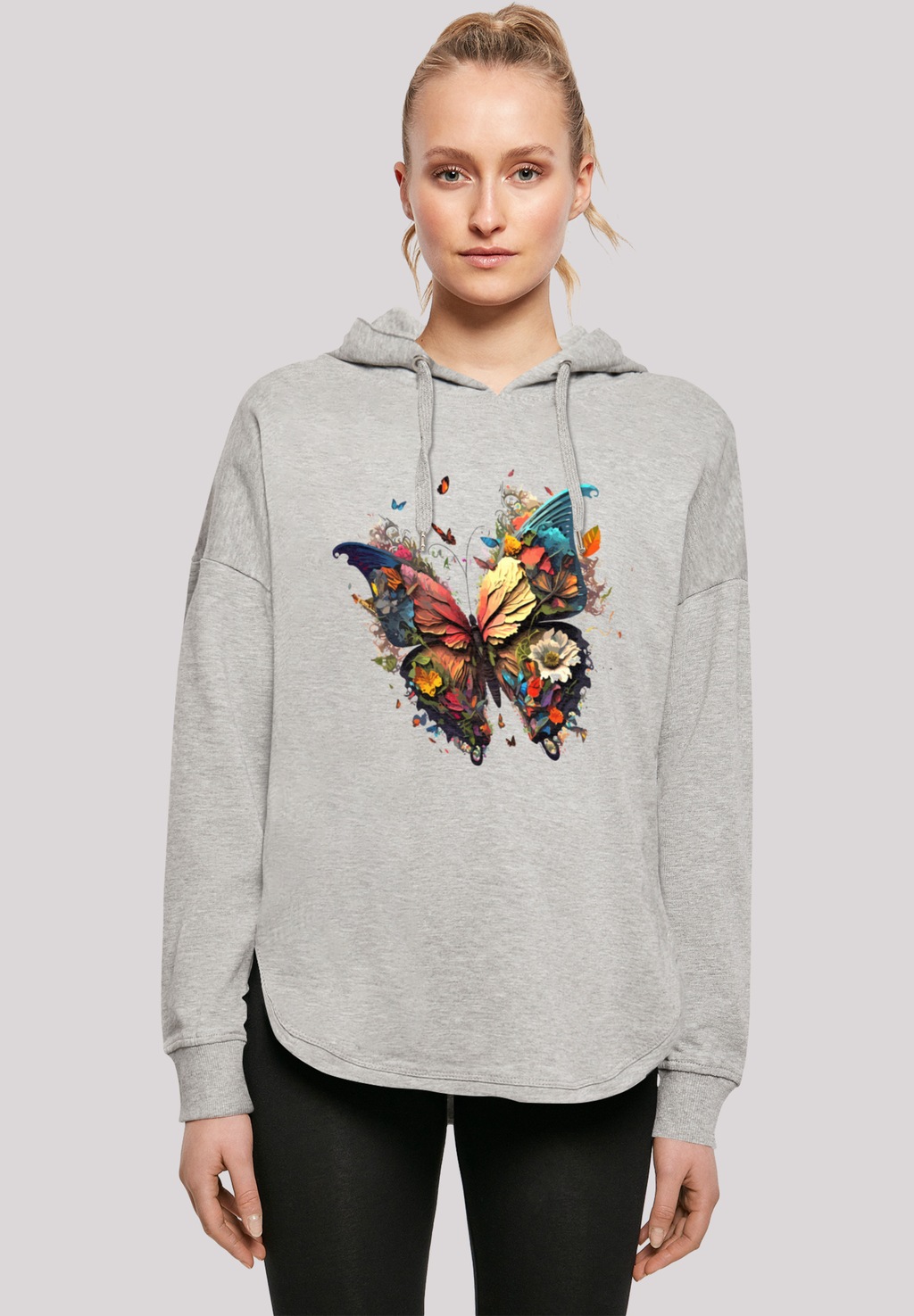 F4NT4STIC Kapuzenpullover "Schmetterling Bunt", Print günstig online kaufen