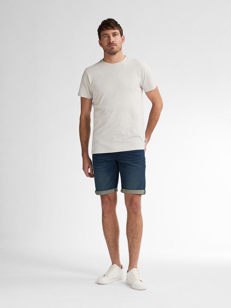 Petrol T-Shirt Viewcrest Melange Ecru - Größe M günstig online kaufen
