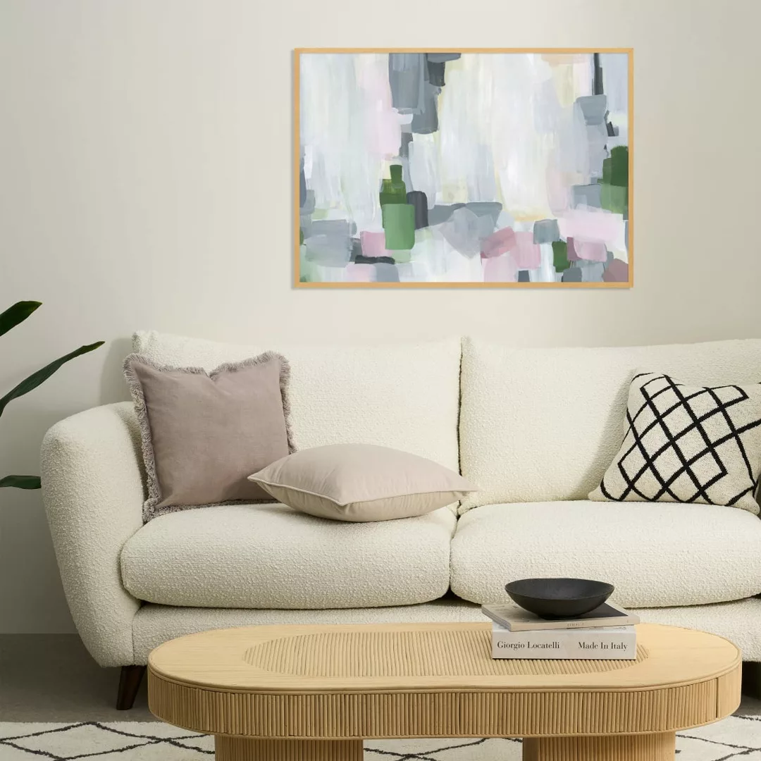 Muted Floral gerahmter Kunstdruck von Jetty Home (70 x 100 cm) - MADE.com günstig online kaufen