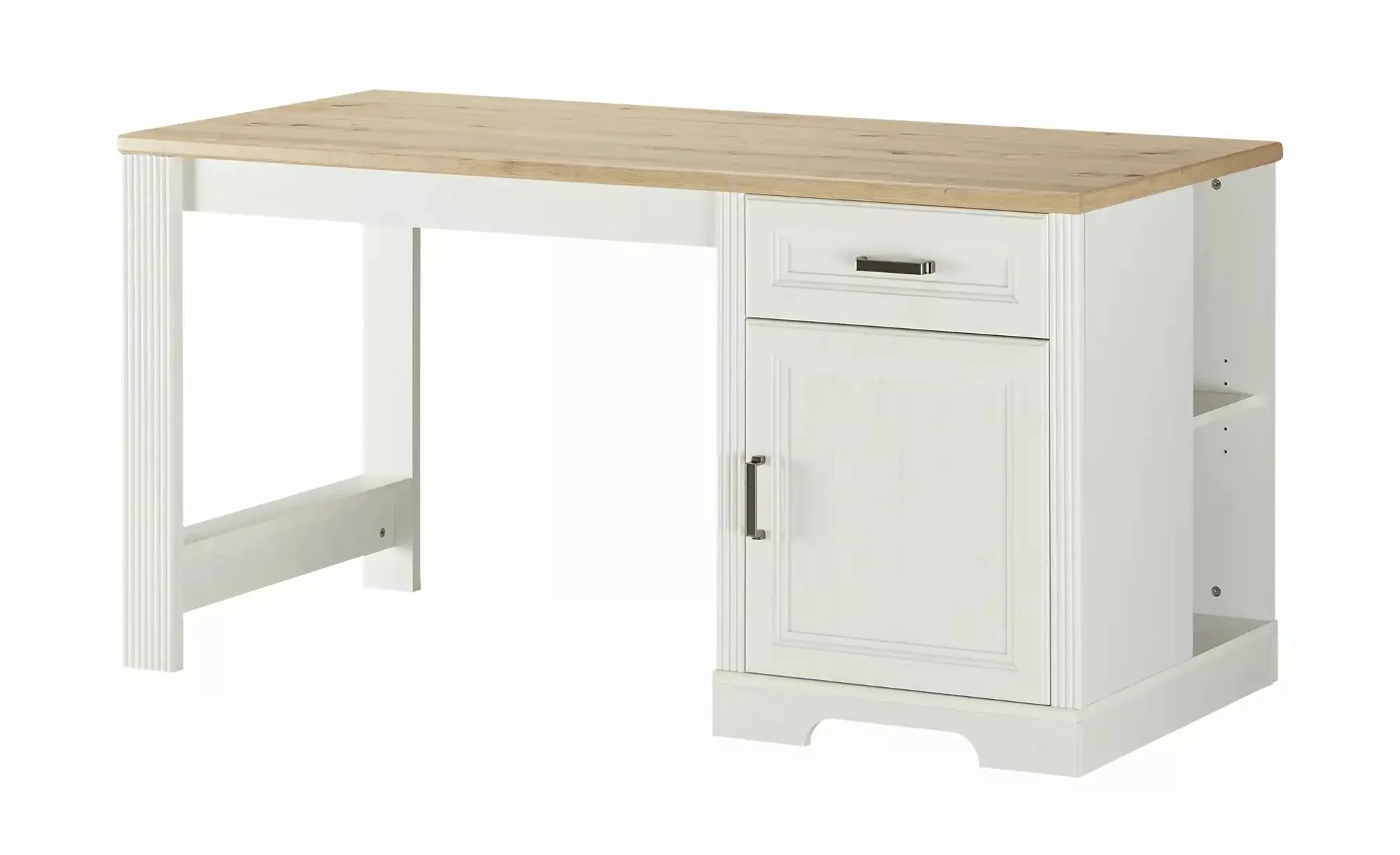 Schreibtisch  Varese ¦ weiß ¦ Maße (cm): B: 150 H: 76 T: 70.0 Tische > Schr günstig online kaufen