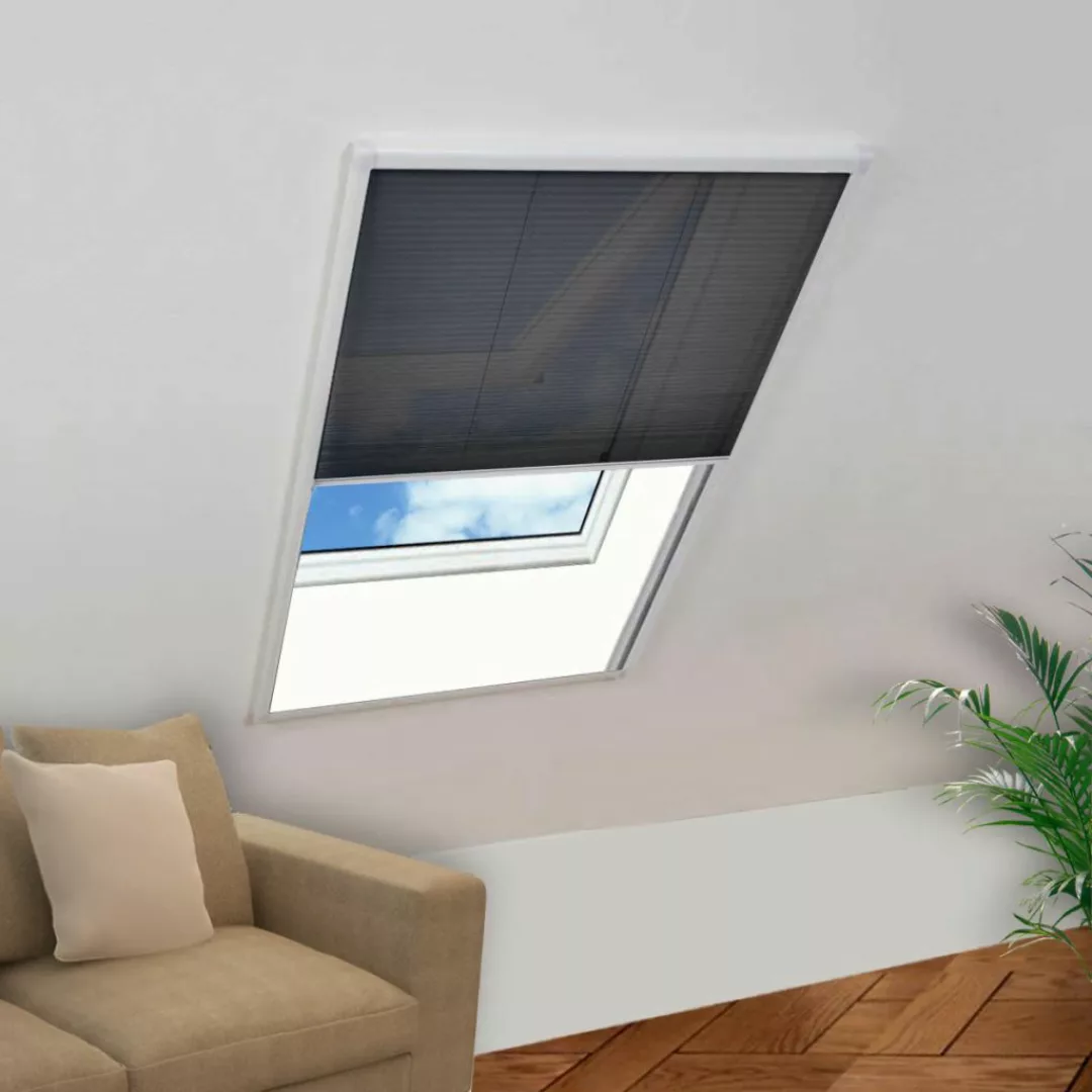 Insektenschutz-plissee Für Fenster Aluminium 80 X 100 Cm günstig online kaufen