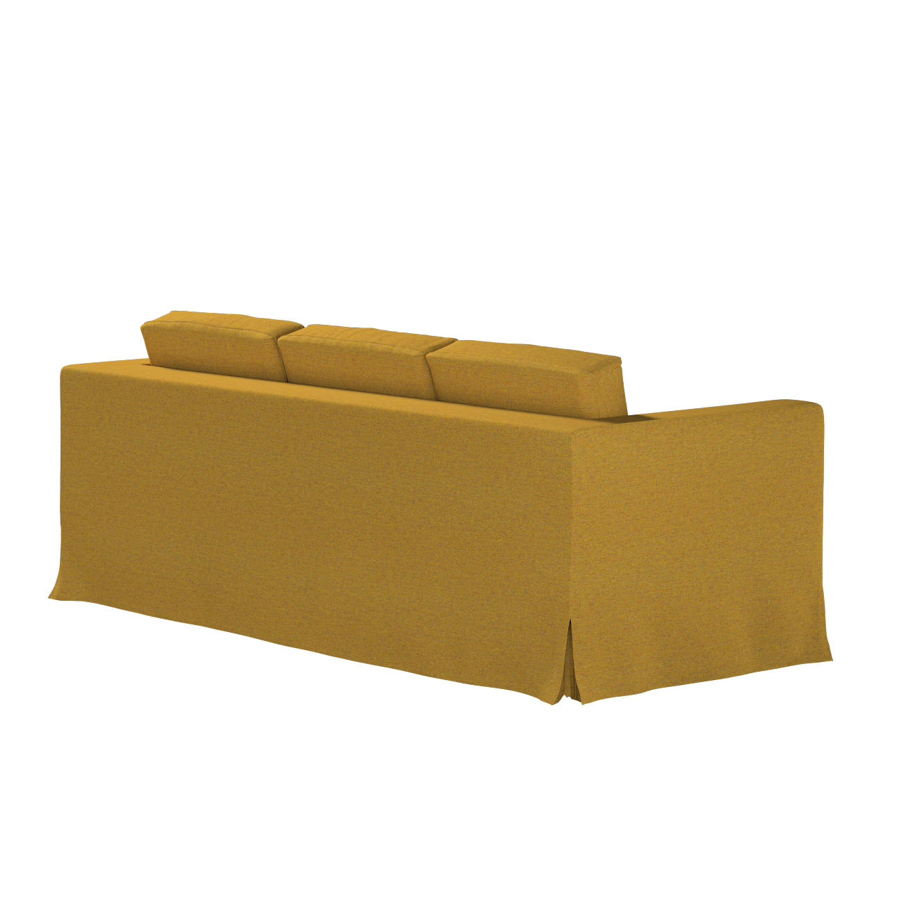Bezug für Karlanda 3-Sitzer Sofa nicht ausklappbar, lang, gelb, Bezug für S günstig online kaufen