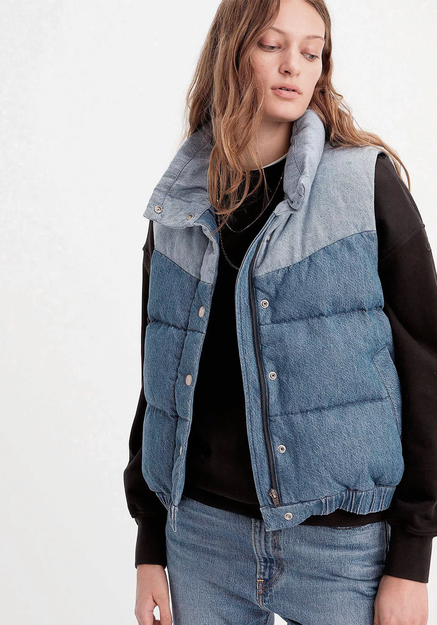 Levi's® Jeansweste JUNO WESTERN PUFFER VES günstig online kaufen