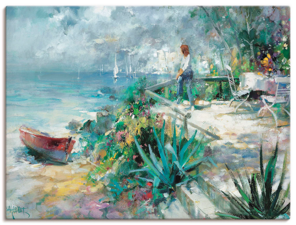 Artland Wandbild "Hoffnung am Horizont", Küste, (1 St.), als Leinwandbild, günstig online kaufen