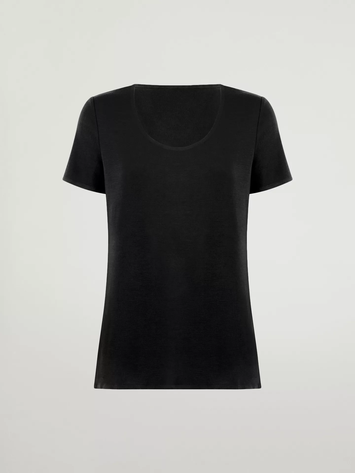 Wolford - Jersey Top Short Sleeves, Frau, black, Größe: M günstig online kaufen