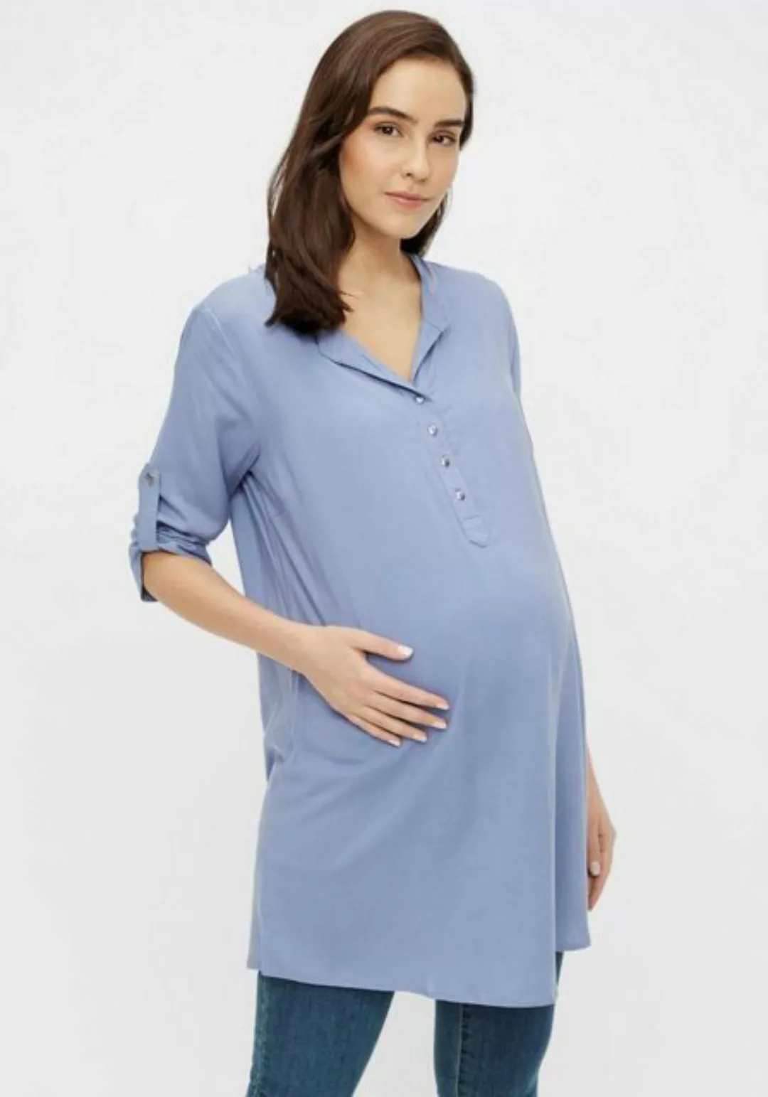 Mamalicious Longbluse MLMERCY LIA 3/4 WOVEN TUNIC 2F NOOS A. günstig online kaufen