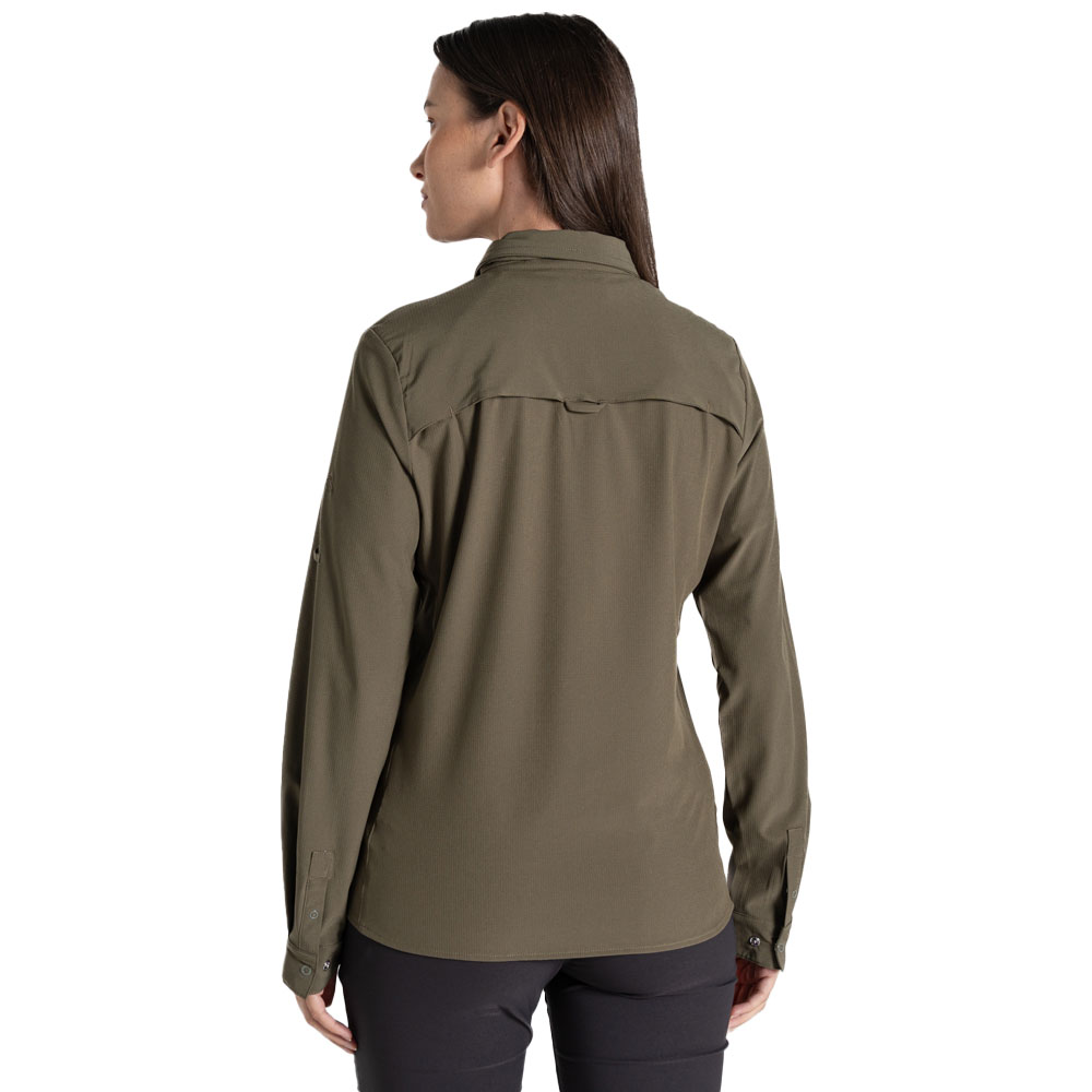 Craghoppers NosiLife Pro Long Sleeved Shirt V Wild Olive günstig online kaufen