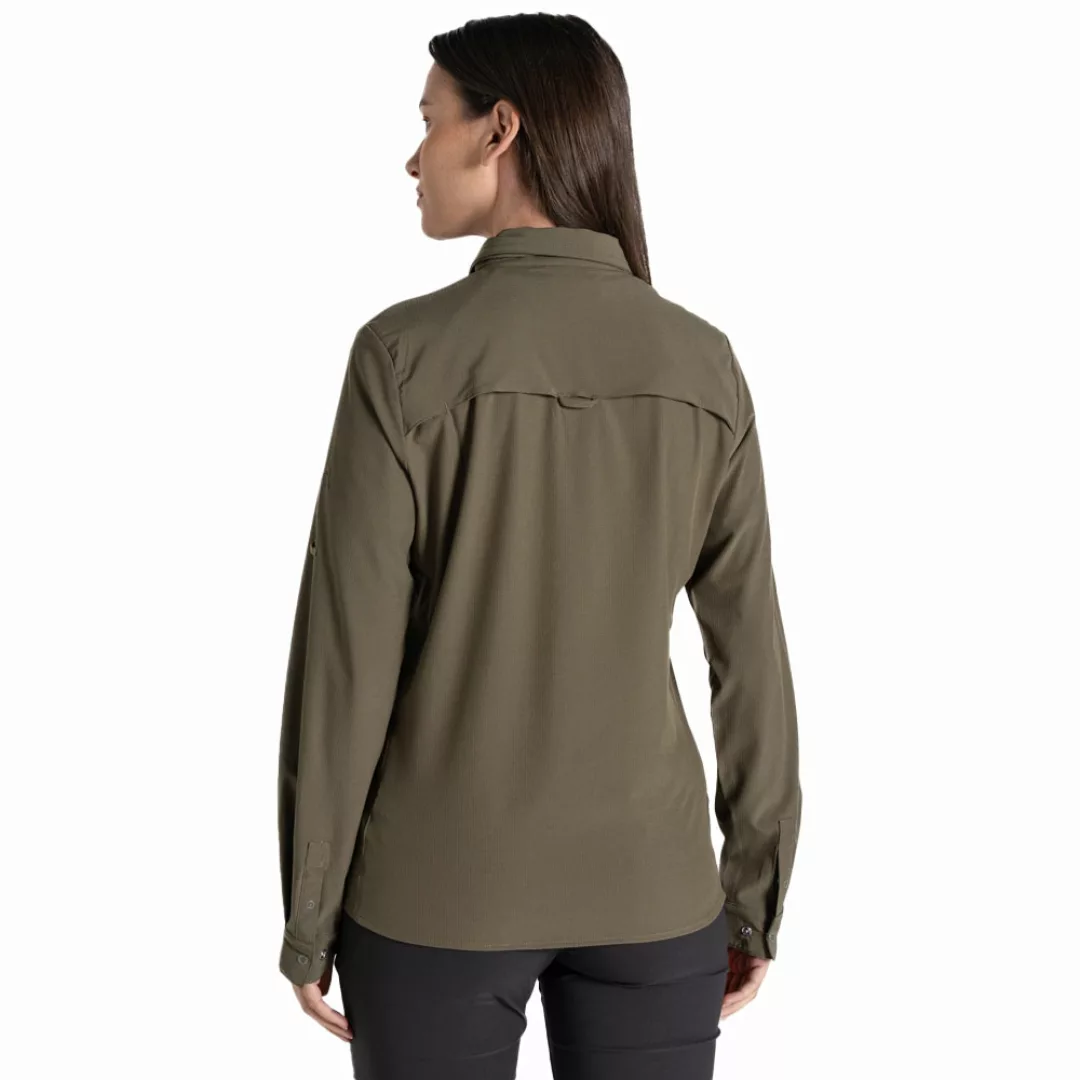 Craghoppers NosiLife Pro Long Sleeved Shirt V Wild Olive günstig online kaufen