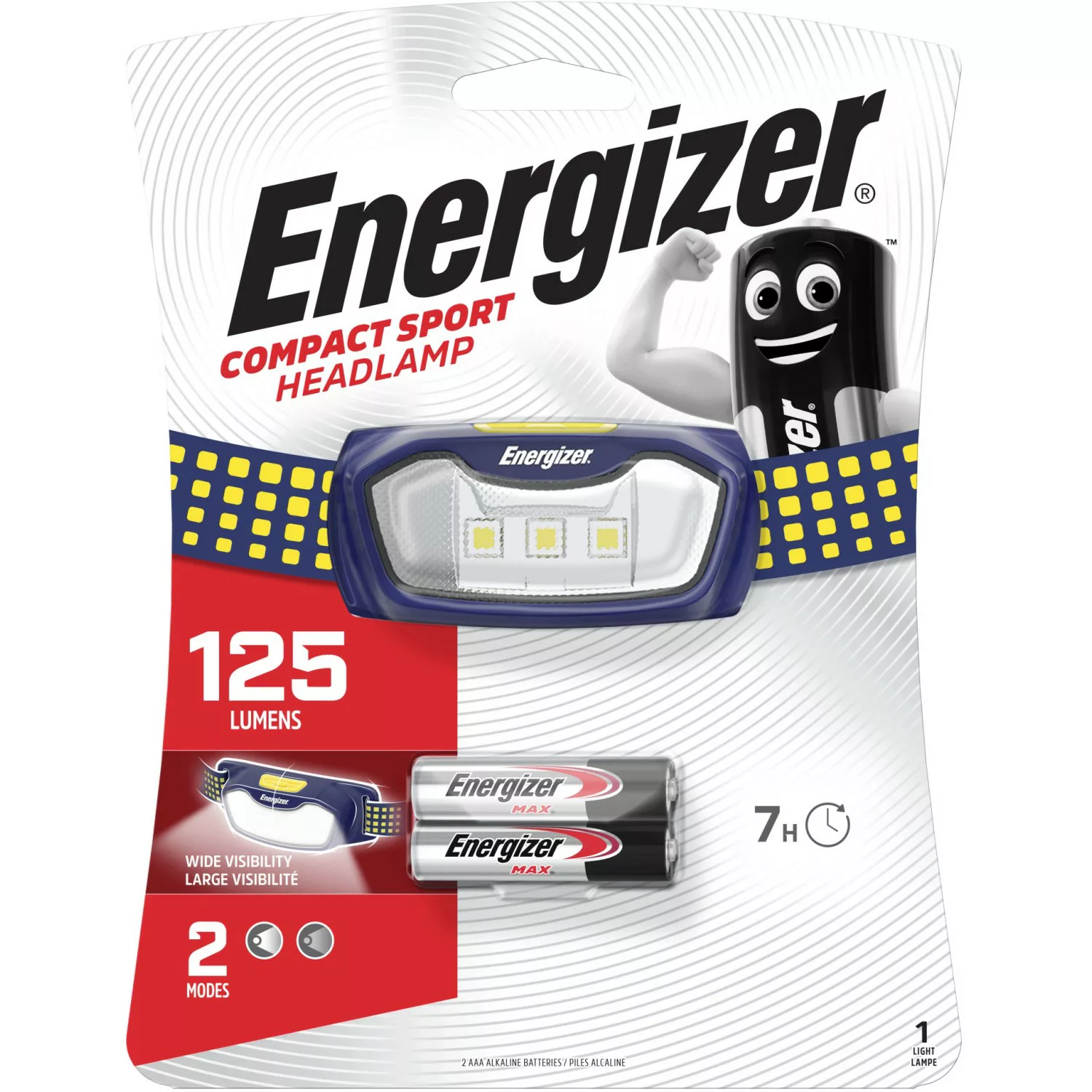 Energizer Kopflampe Compact Sport Headlamp 2xAAA inkl. günstig online kaufen