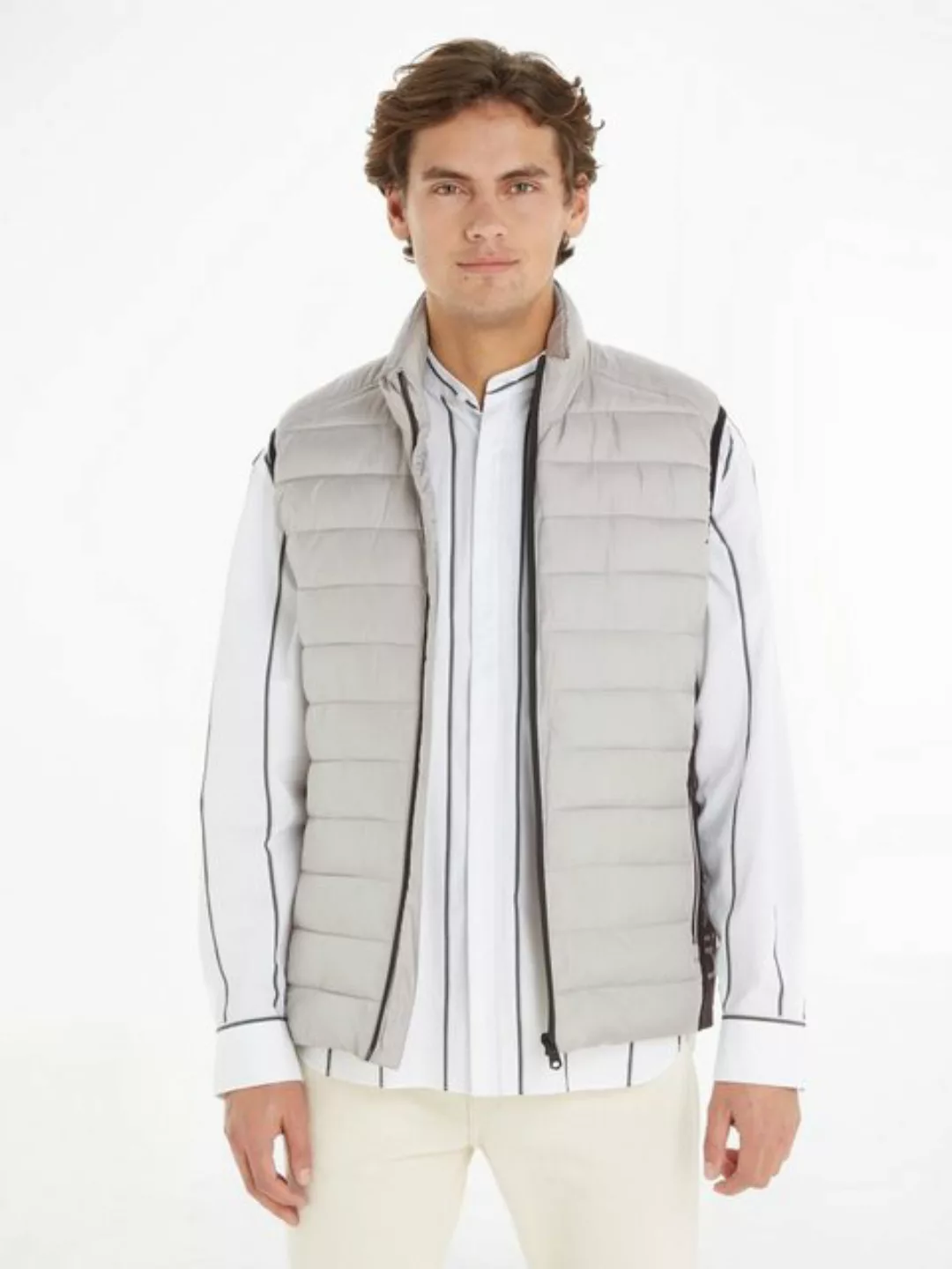 Calvin Klein Steppweste RECYCLED SIDE LOGO VEST mit Markenlabel günstig online kaufen