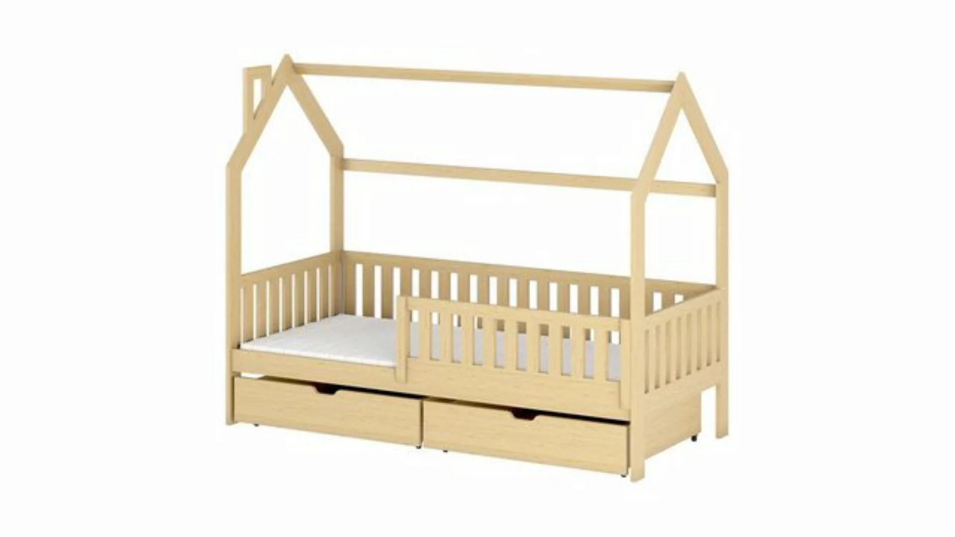 Fun Möbel Hausbett Kinderbett NEILA (in vier Farben, inkl. Rausfallschutz), günstig online kaufen