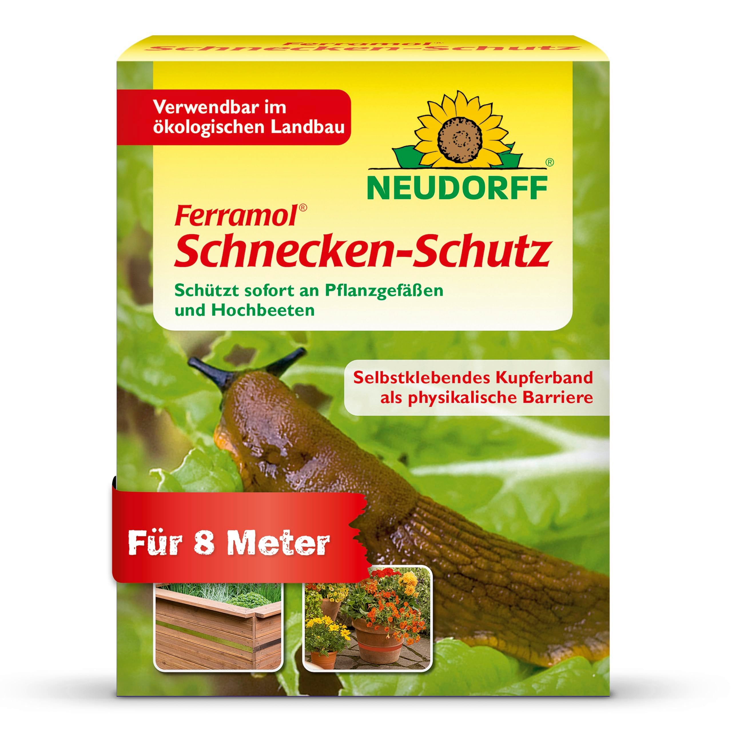 Neudorff Pflanzenstärkungsmittel Schnecken-Schutz 4m Kupferband 2Stk., günstig online kaufen